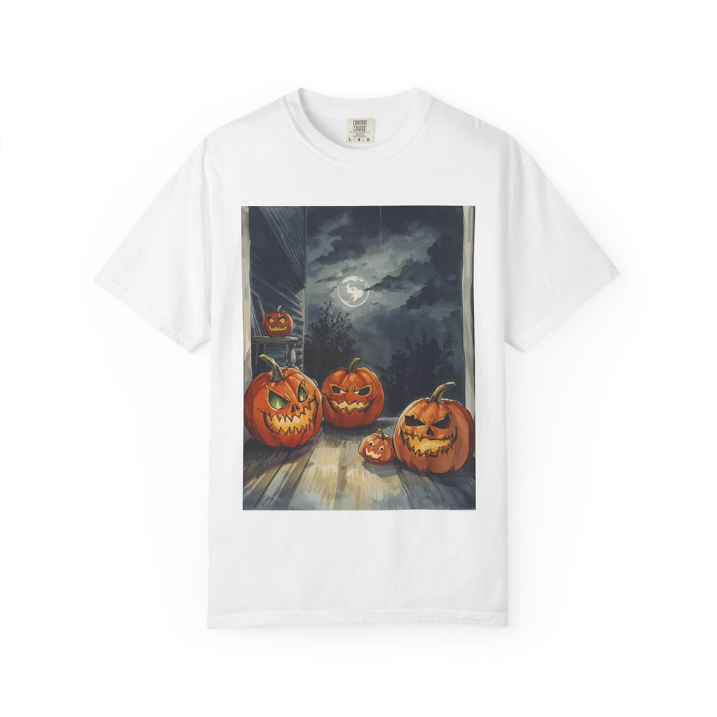 Spooky Pumpkin Night T-Shirt | Halloween Tee, Unisex Shirt, Fall Apparel, Trick or Treat Outfit, Casual Halloween Style
