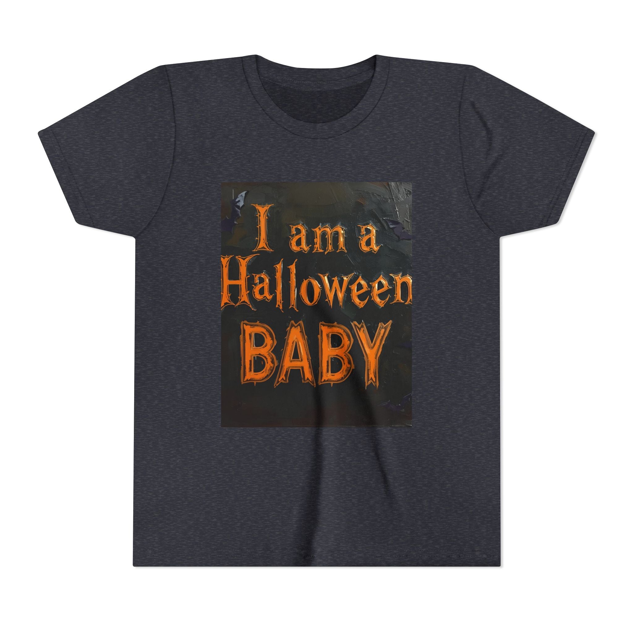 I Am A Halloween Baby Youth Short Sleeve Tee