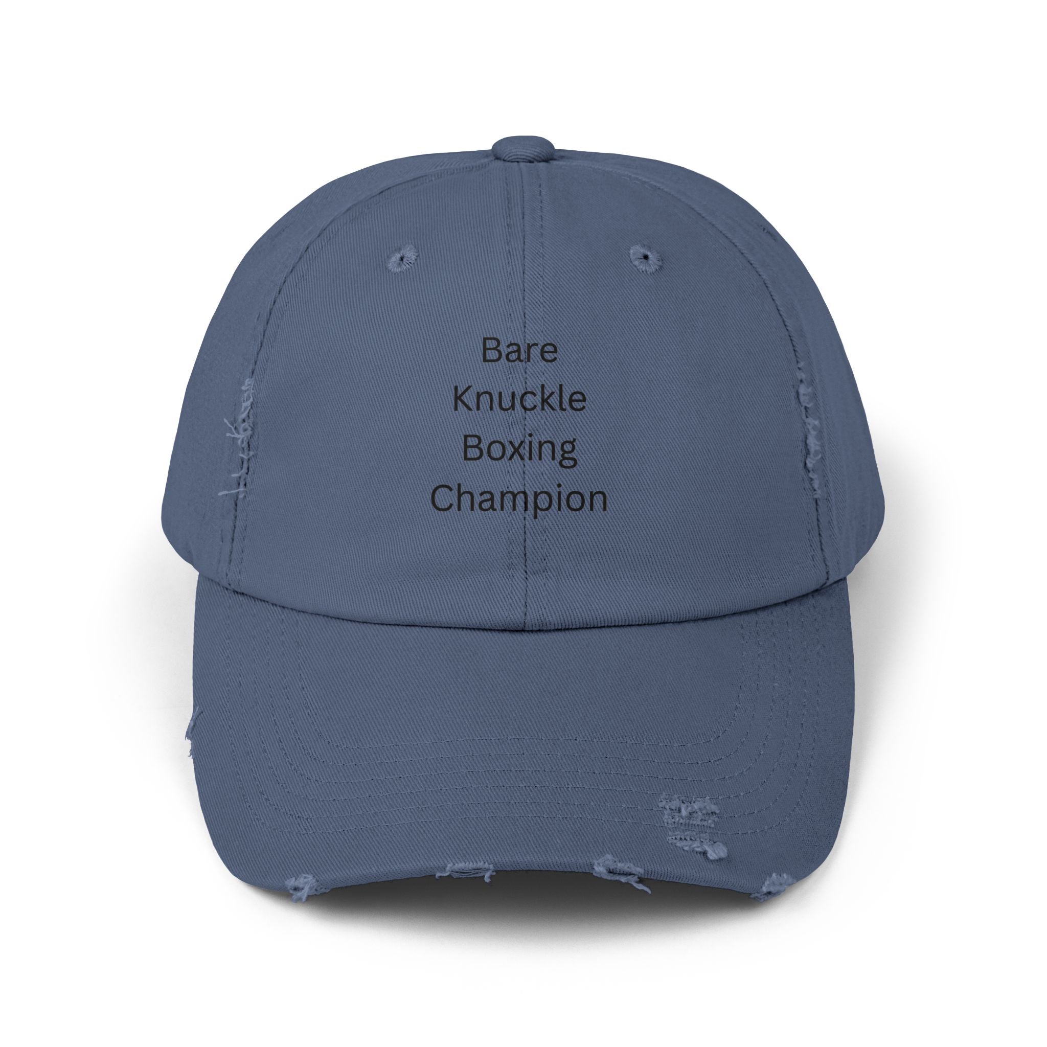 Distressed Cap for Boxing Enthusiasts, Adjustable Hat, Casual Wear, Sports Gift, Vintage Style, Unisex Headwear
