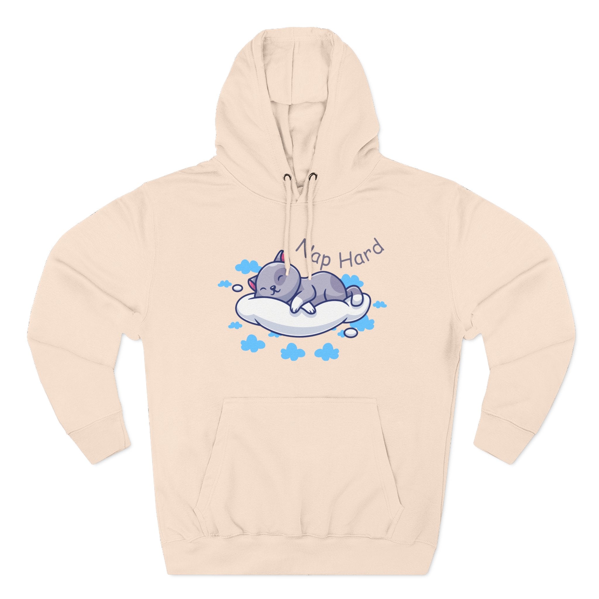 Cozy Cat Nap Hoodie - Perfect for Pet Lovers, Chill Days, Cozy Nights, Birthday Gift, Cat Pajama