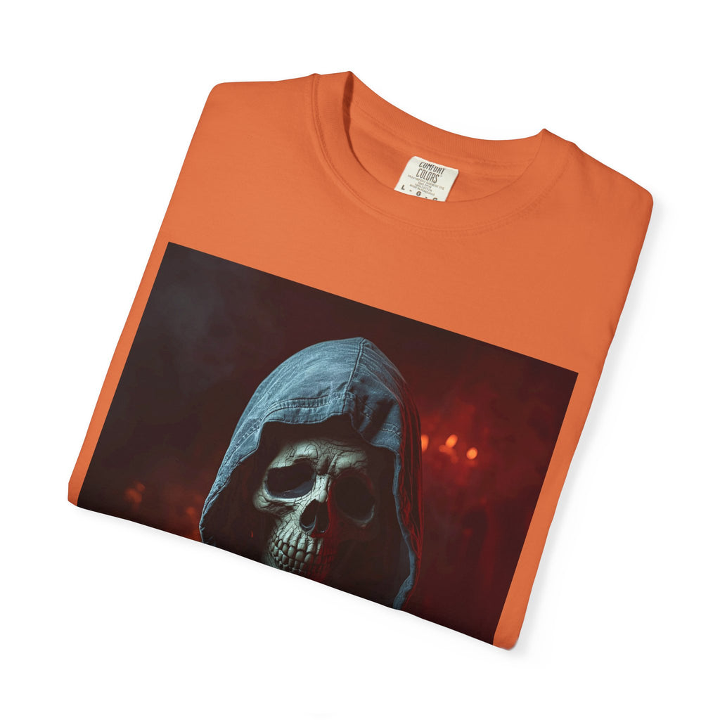 Gothic Skull T-Shirt | Unisex Vintage Tee, Halloween Shirt, Edgy Graphic Top, Unique Gift for Him/Her, Urban Style Wear