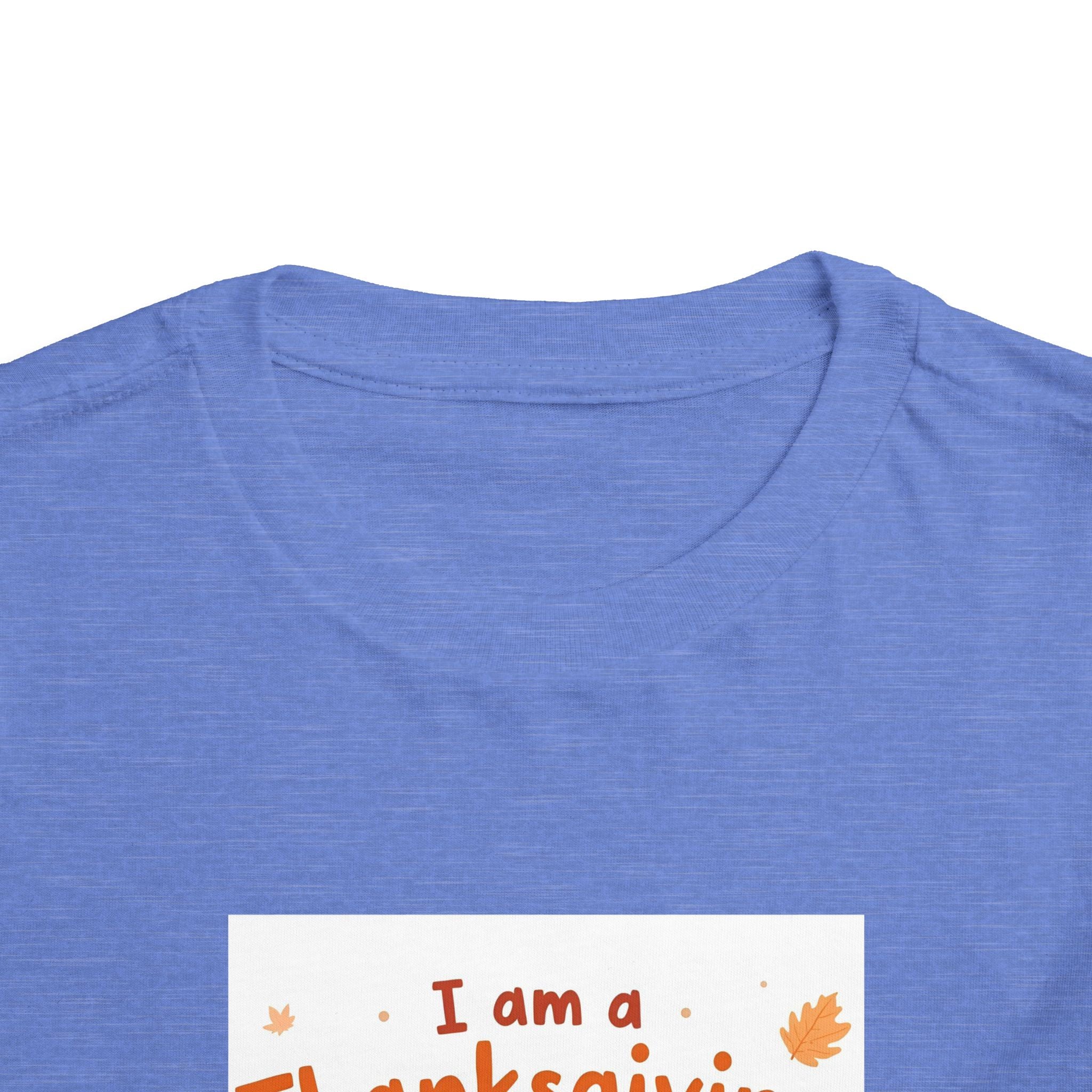 I Am A Thanksgiving Baby Toddler Short Sleeve Tee