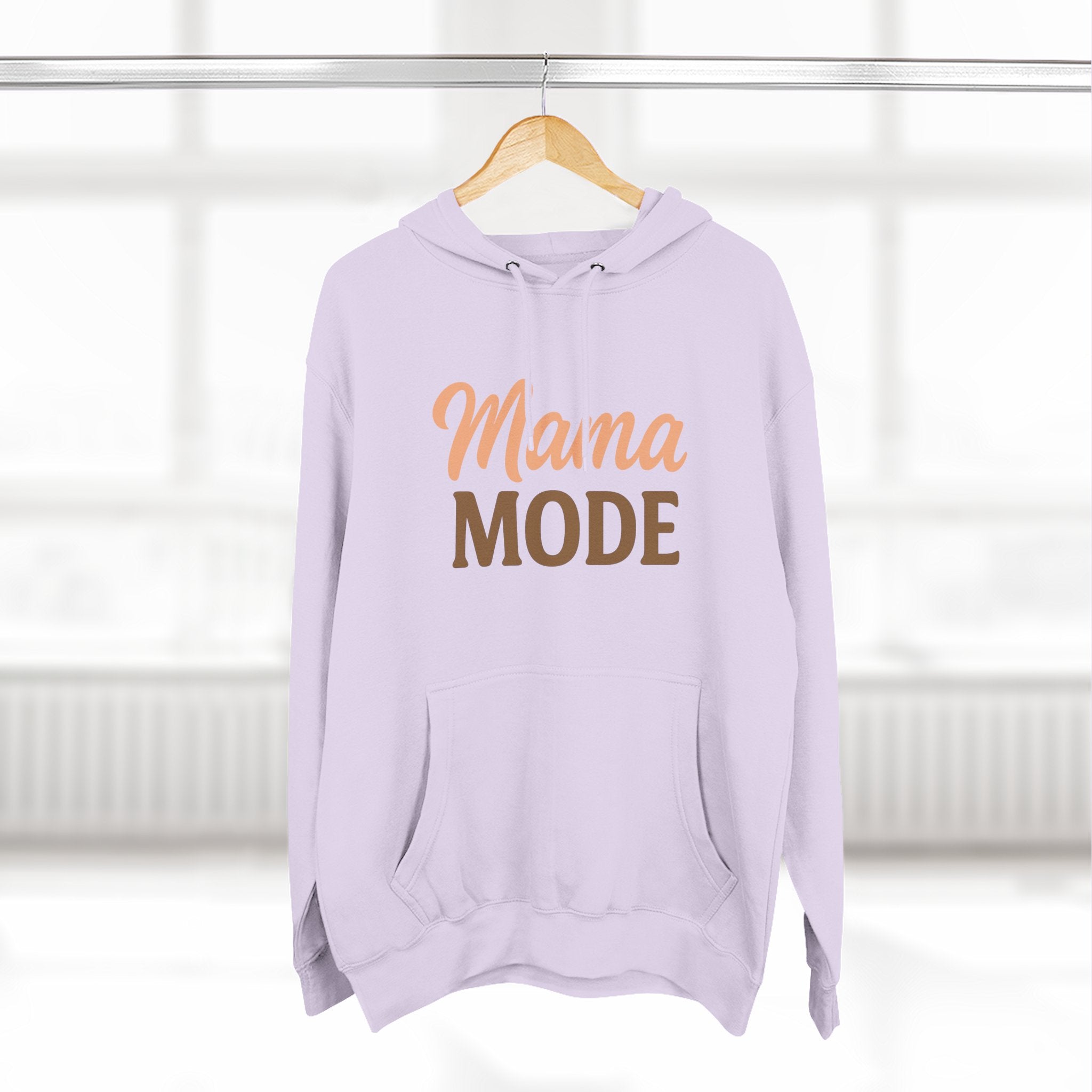 Mama Mode Hoodie — Cozy Casual Fleece Sweatshirt for Moms