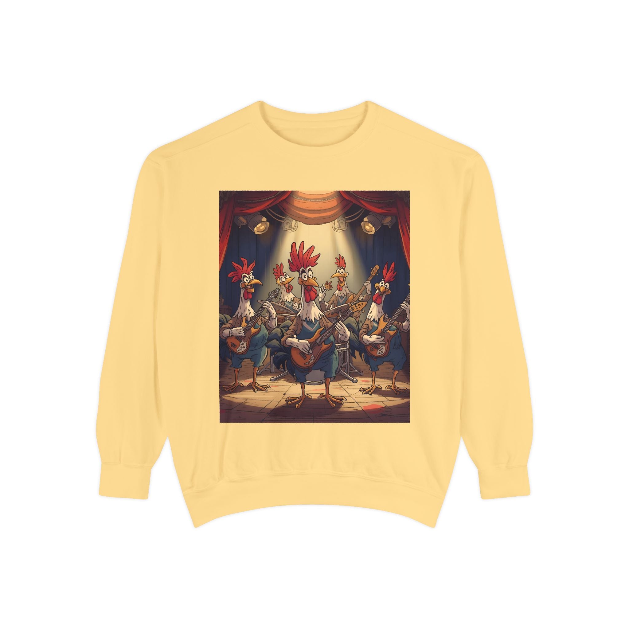 Chicken Funny Unisex Garment-Dyed Sweatshirt