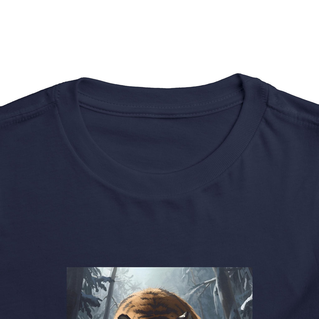 Tiger Roar Snow Toddler Short Sleeve Tee