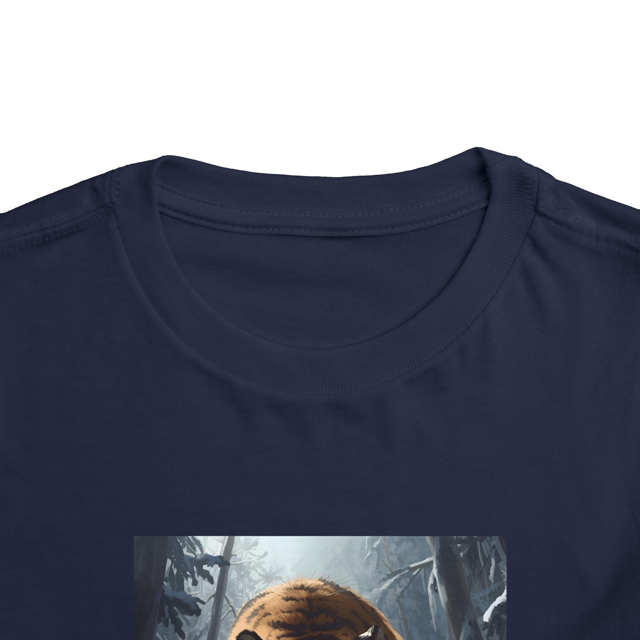 Tiger Roar Snow Toddler Short Sleeve Tee