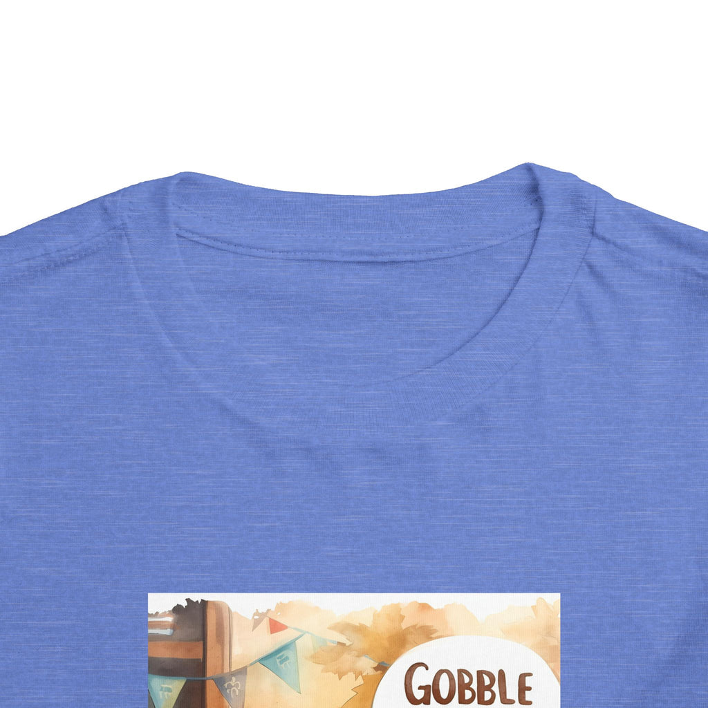 Thanksgiving Turkey Toddler Short Sleeve Tee