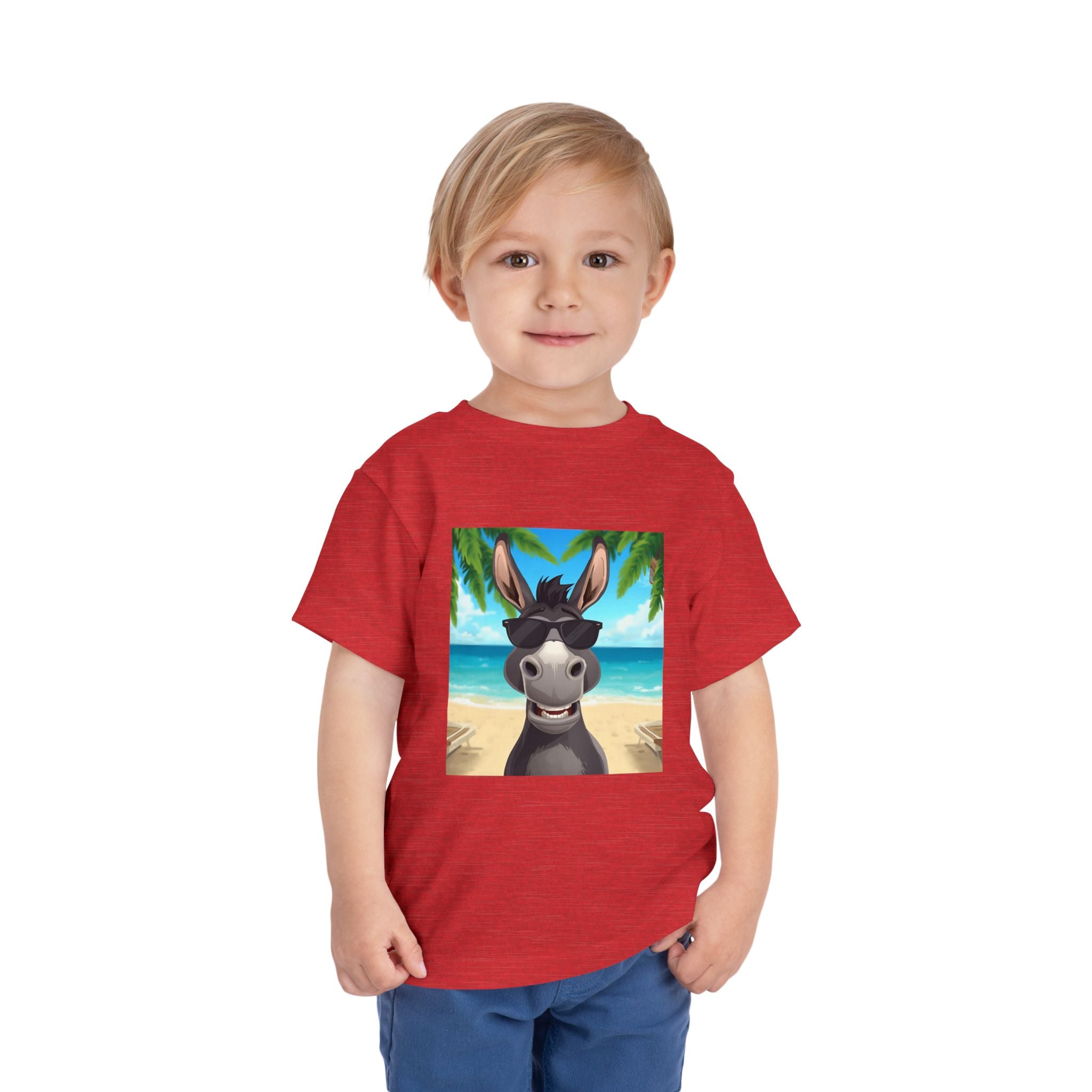 Donkey Beach Vibe Toddler Short Sleeve Tee