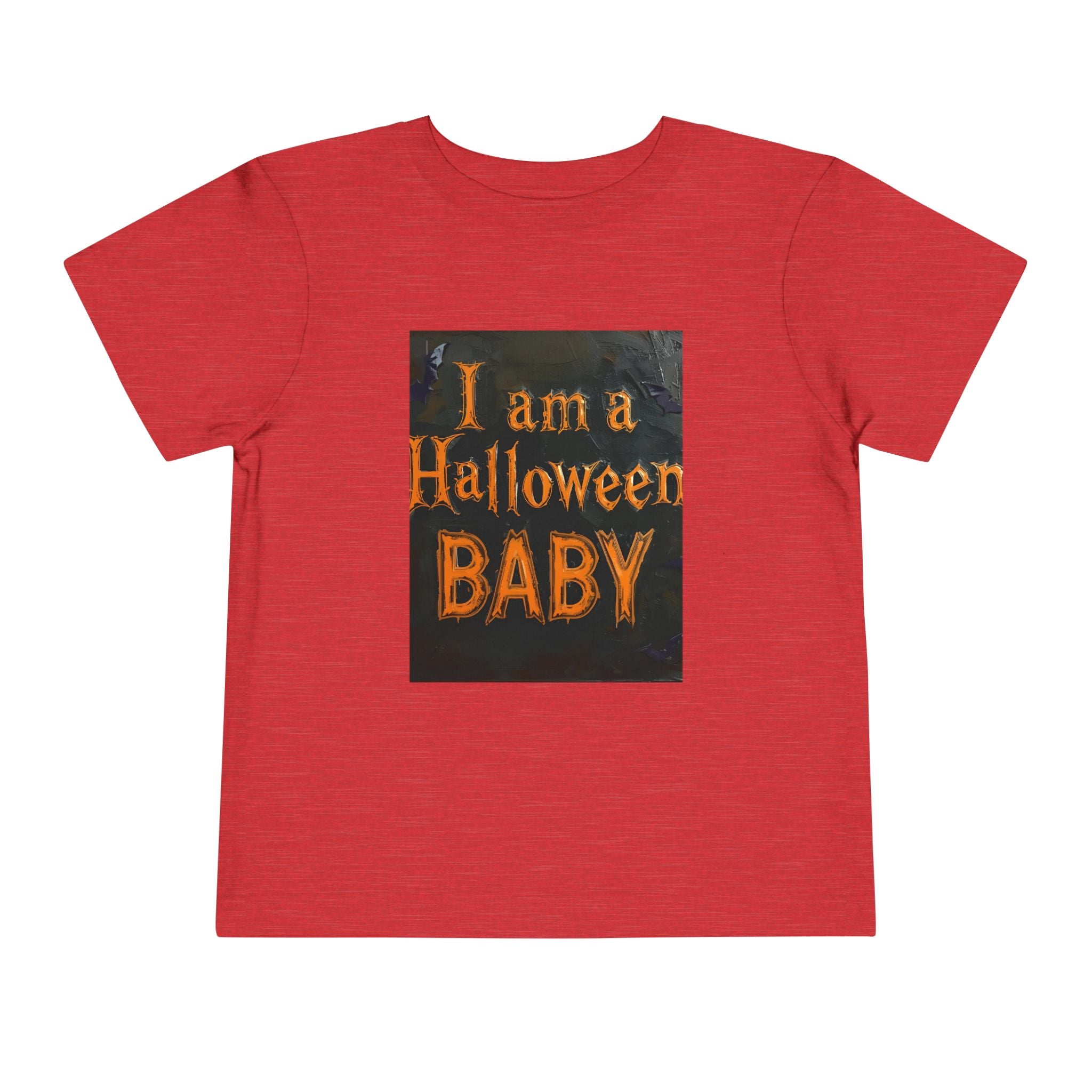 I Am A Halloween Baby Toddler Short Sleeve Tee