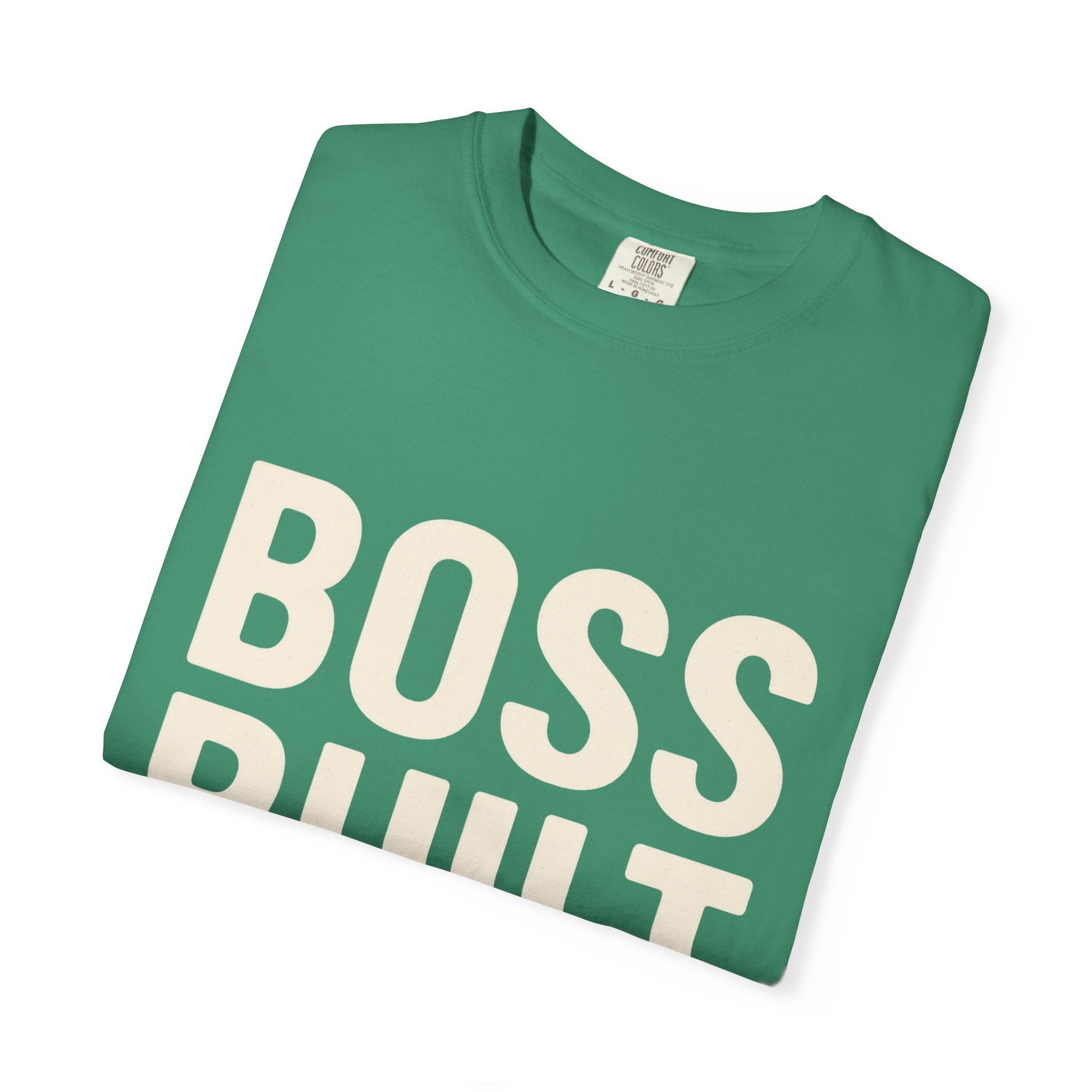 Boss Built Co. Graphic T-Shirt — Bold Logo Tee for Entrepreneurs & Makers