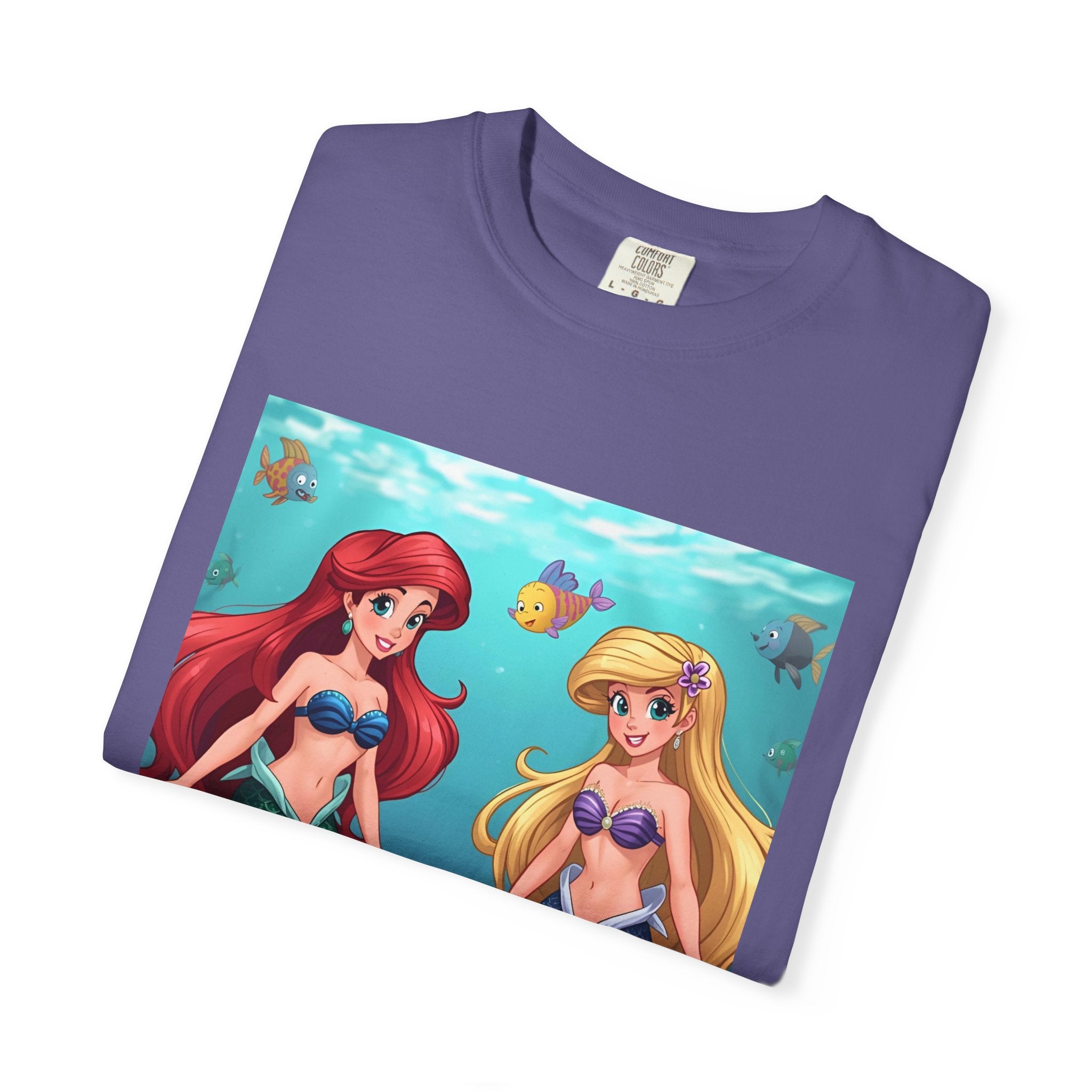 Mermaid Unisex Garment-Dyed T-shirt