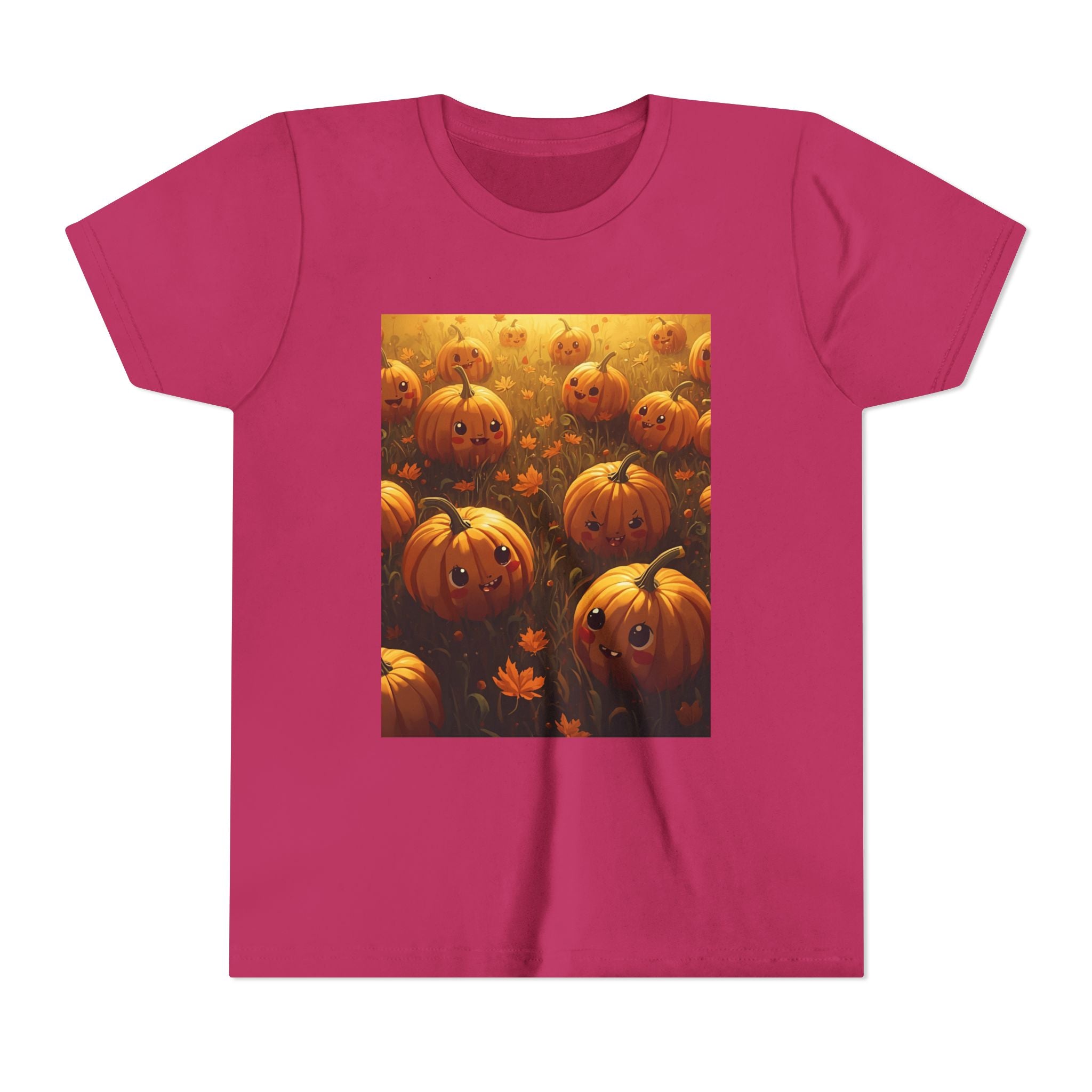 Pumpkin Halloween Youth Tee, Fall Shirt, Halloween Gift, Kids Halloween Apparel, Harvest Celebration T-shirt