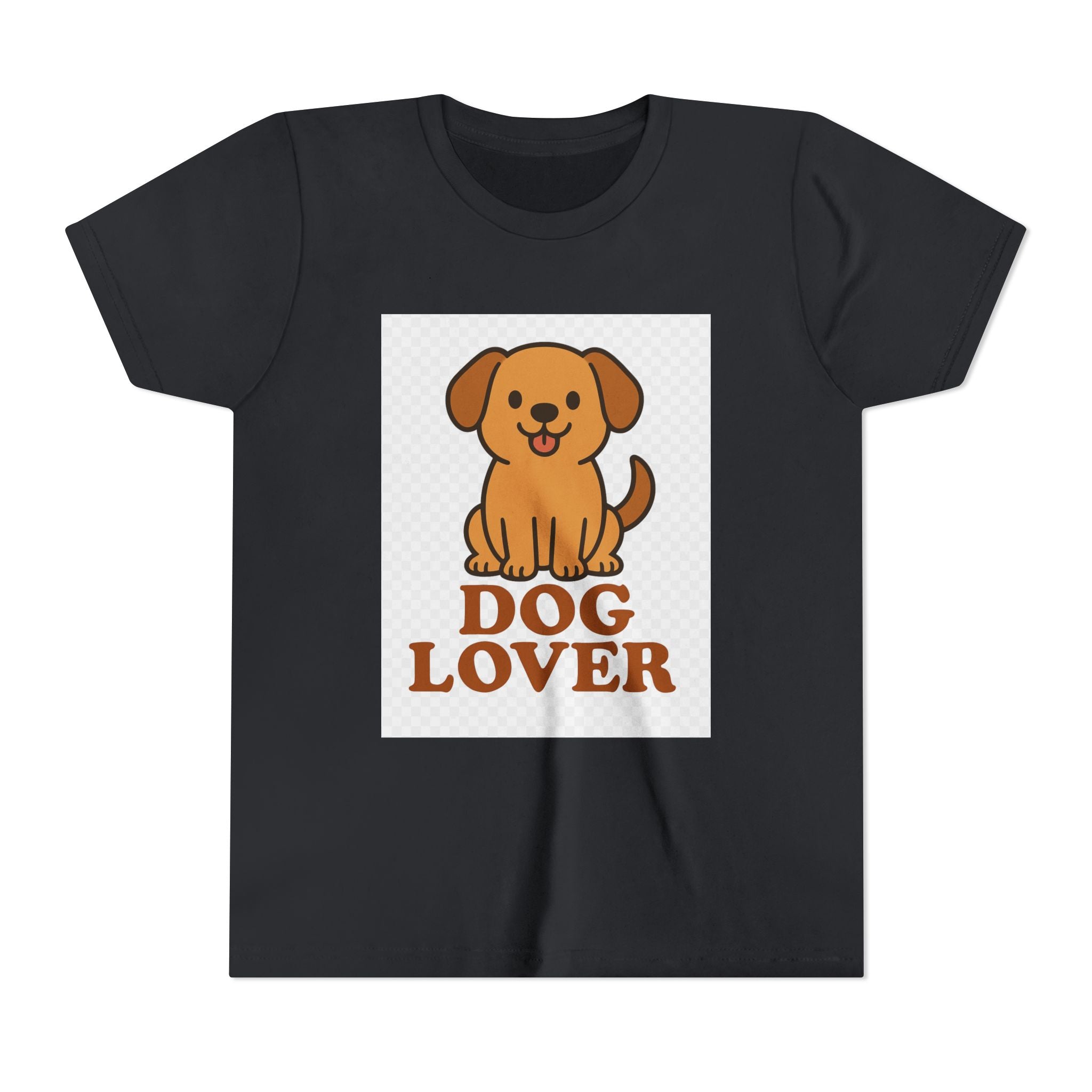 Cute Dog Lover Youth T-Shirt, Pet Lover Gift, Animal Tee, Kids Dog Shirt, Birthday Present for Kids, Fun Youth Apparel