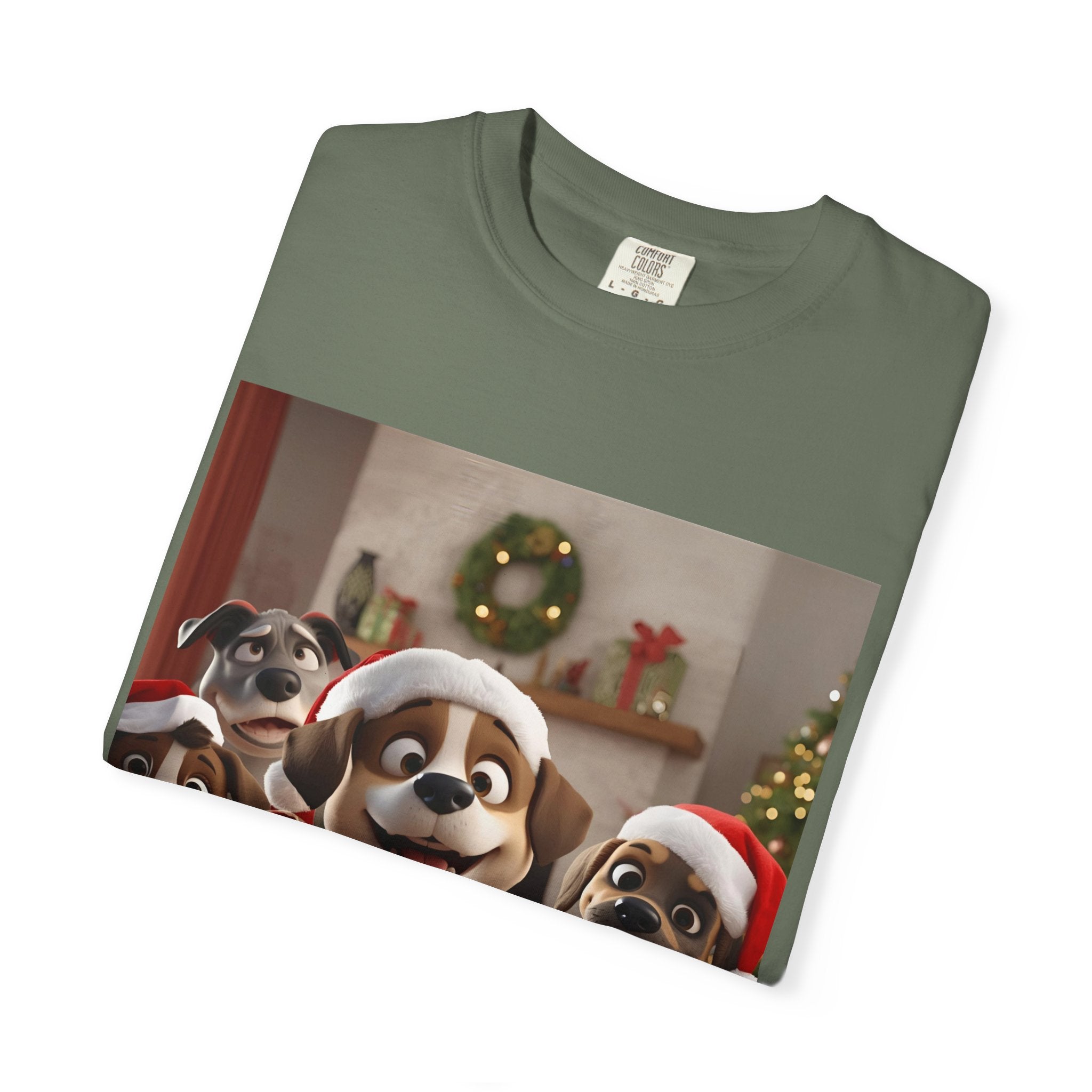 Cute Christmas Festive Dog Holiday T-Shirt | Pet Lover Gift, Christmas Shirt, Unisex Casual Tee, Cute Animal Apparel, Holiday Spirit Outfit