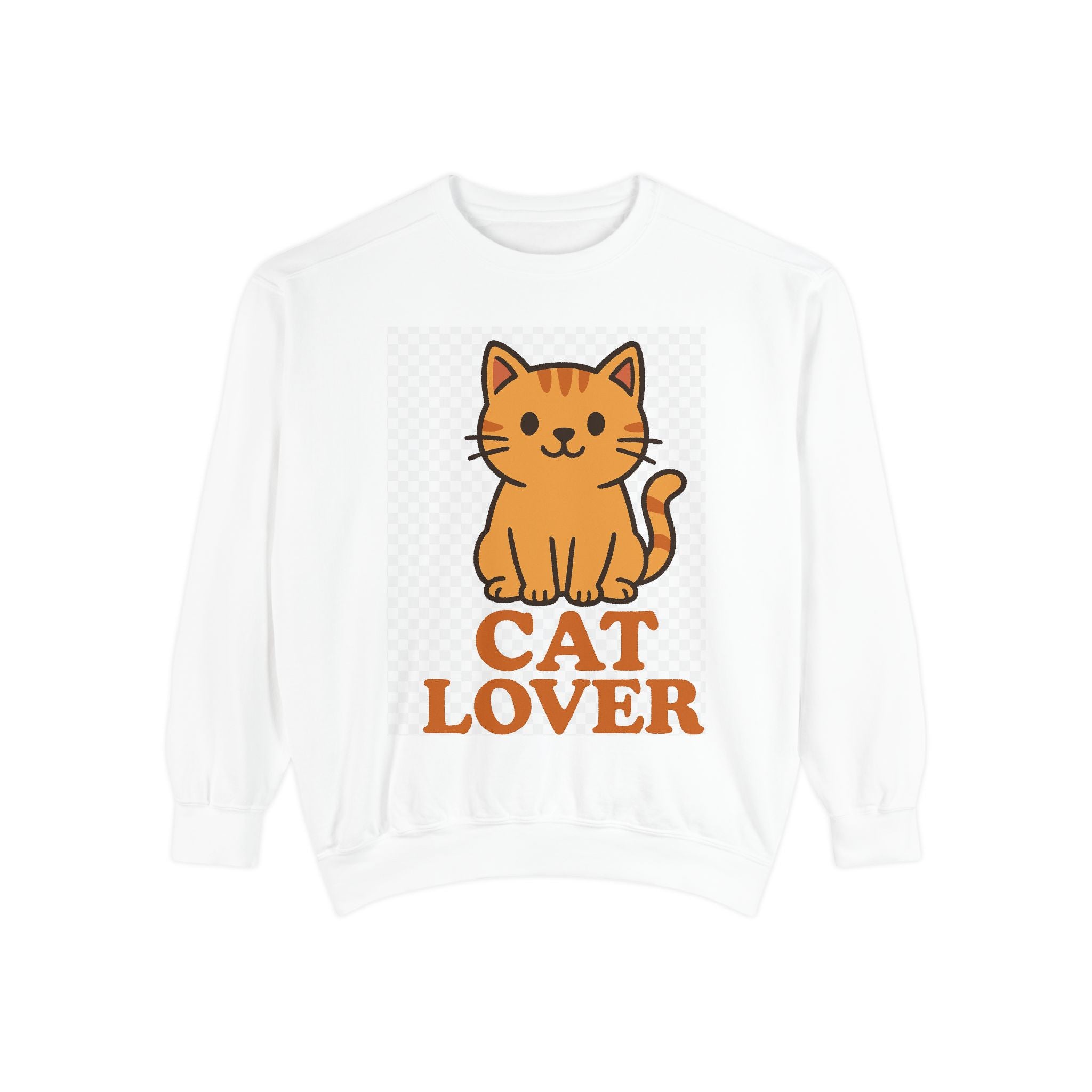 Cat Lover Unisex Garment-Dyed Sweatshirt