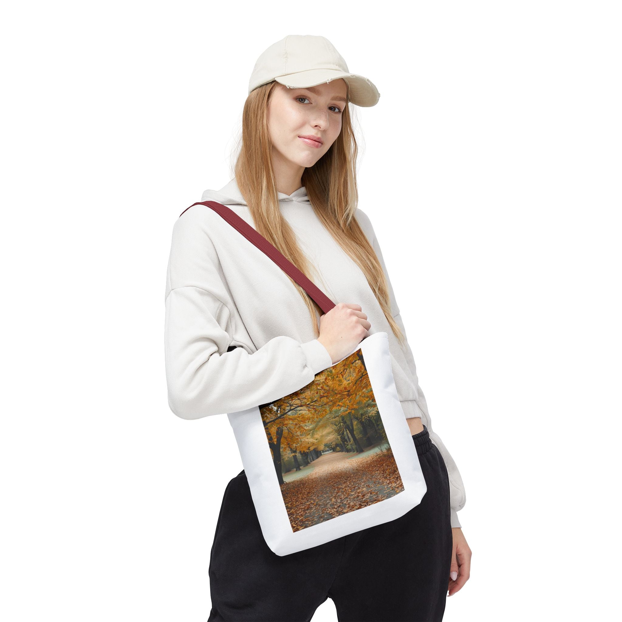 Autumn Vibes Tote Bag, Fall Leaves Design, Reusable Shopping Bag, Perfect for Gifts, Eco-Friendly Tote, Seasonal Accessory