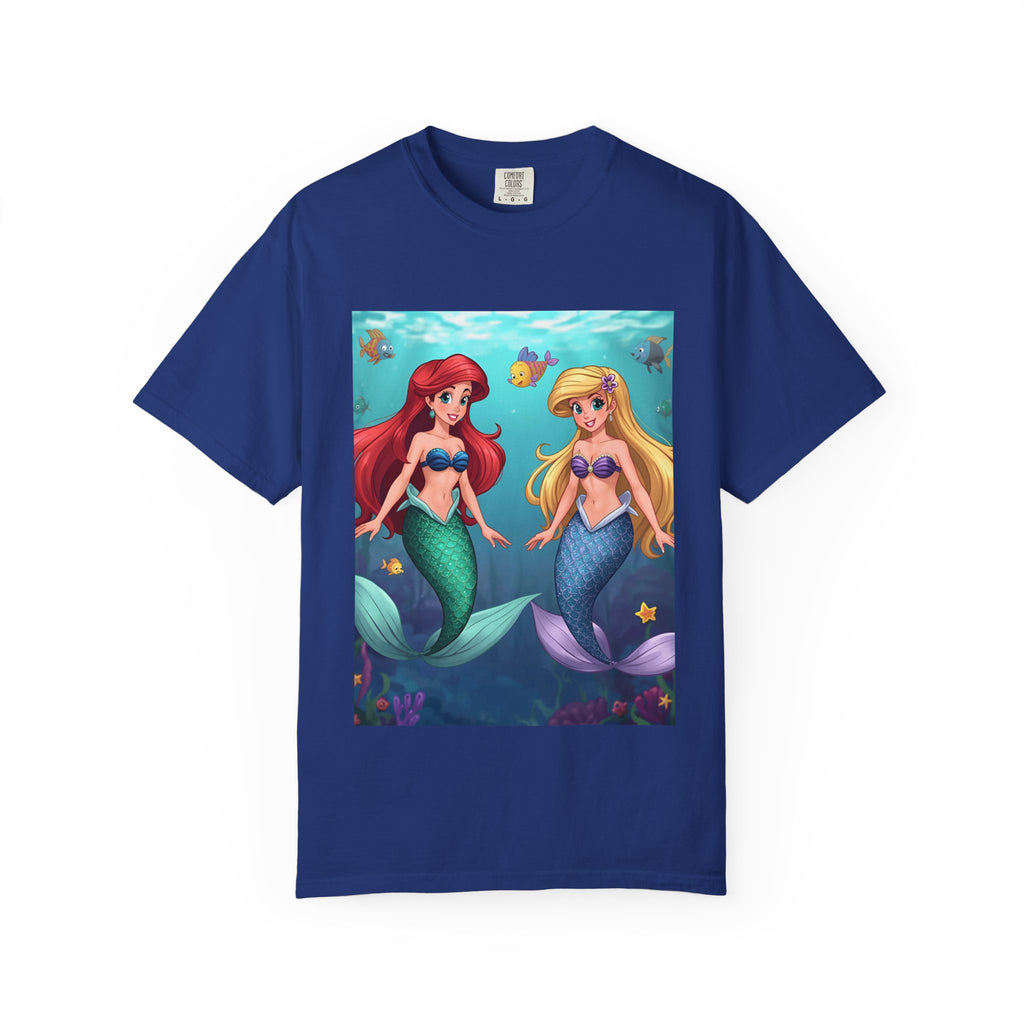 Mermaid Unisex Garment-Dyed T-shirt