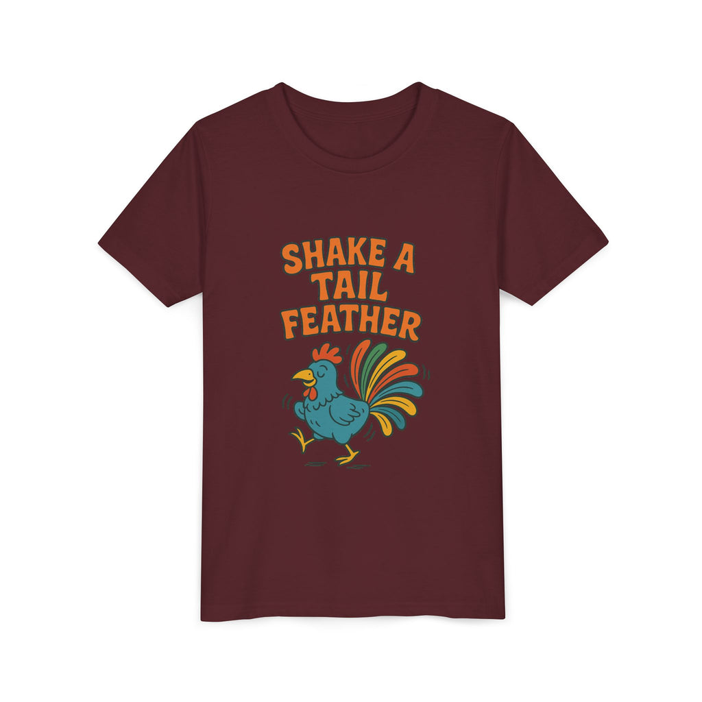 Shake A Tail Feather Youth Short Sleeve Tee