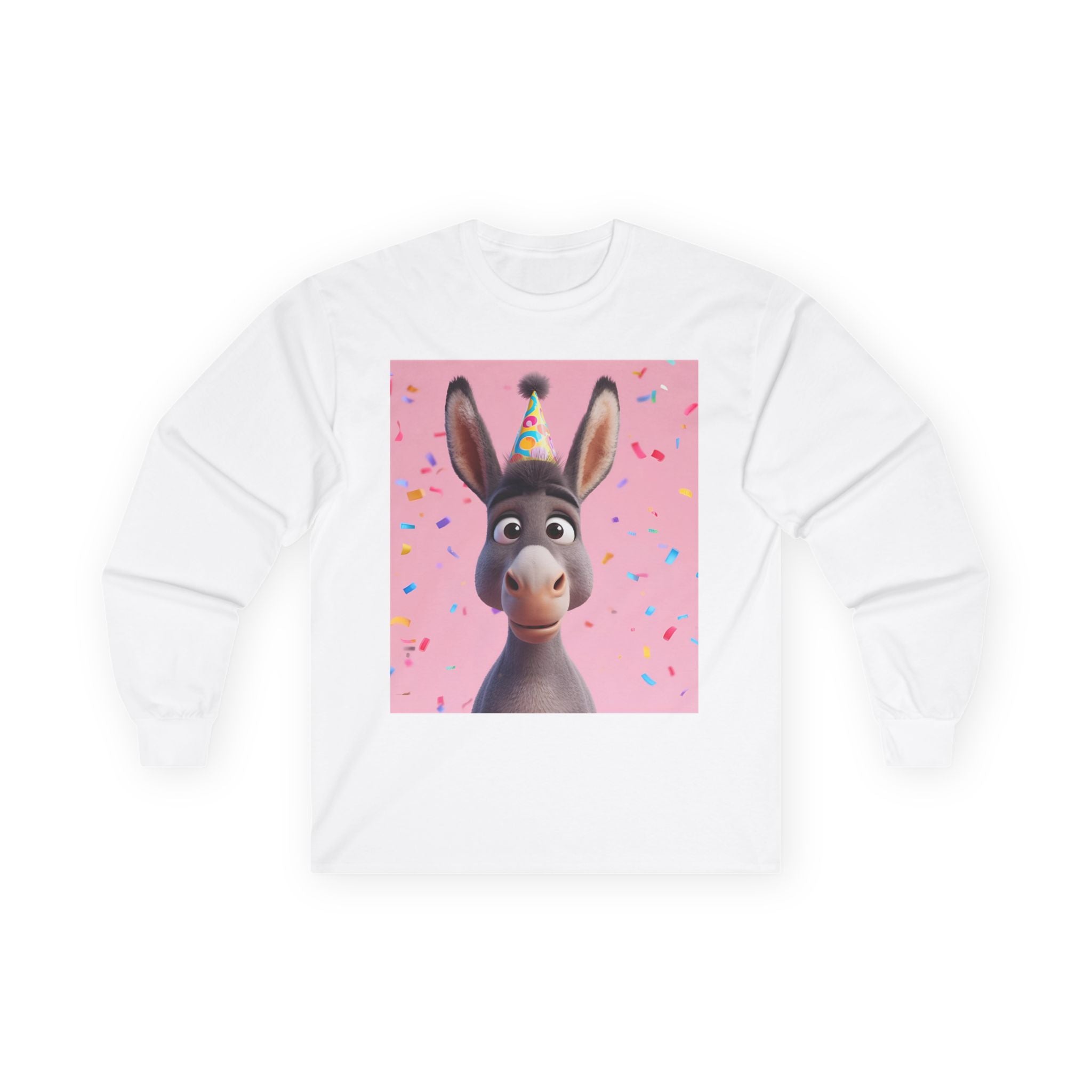 Donkey Birthday Unisex Ultra Cotton Long Sleeve Tee