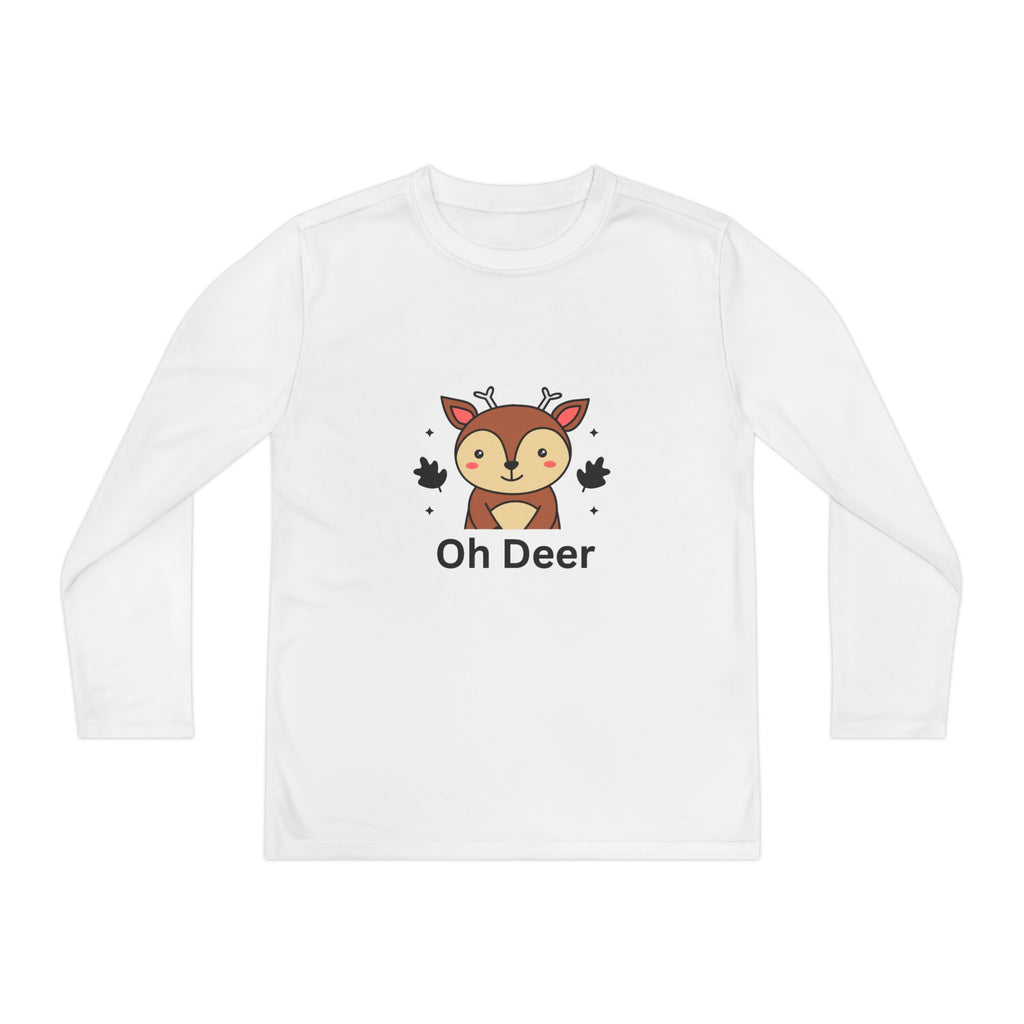Oh Deer Youth Long Sleeve Competitor Tee