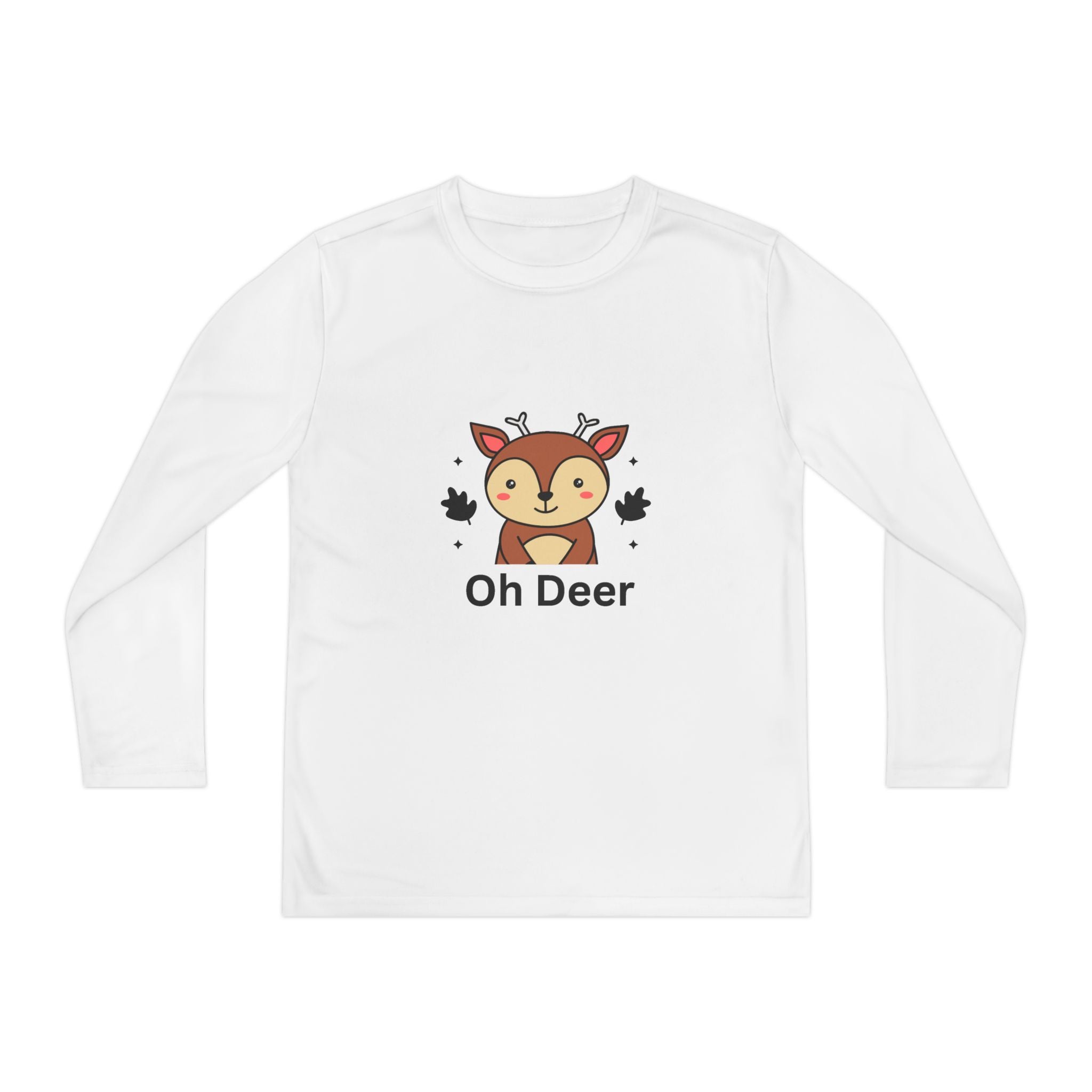Oh Deer Youth Long Sleeve Competitor Tee