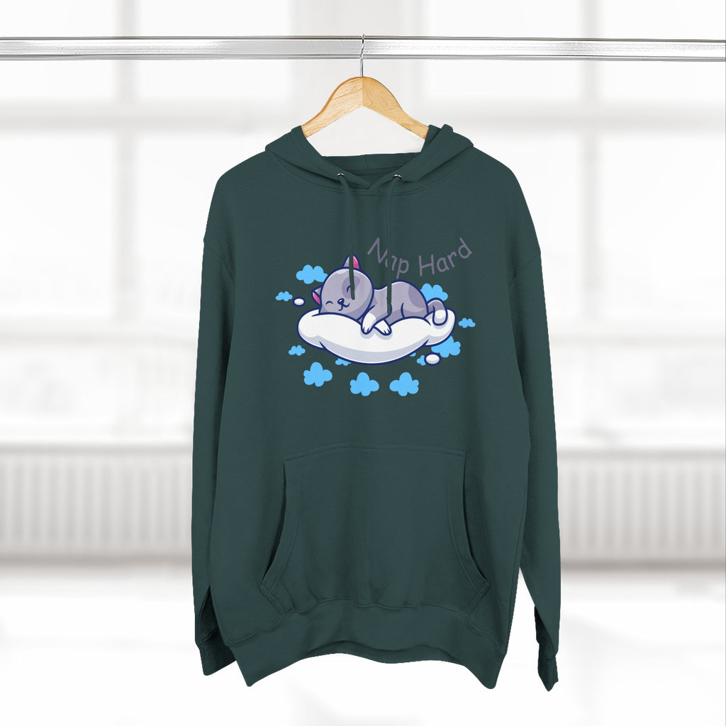 Cozy Cat Nap Hoodie - Perfect for Pet Lovers, Chill Days, Cozy Nights, Birthday Gift, Cat Pajama