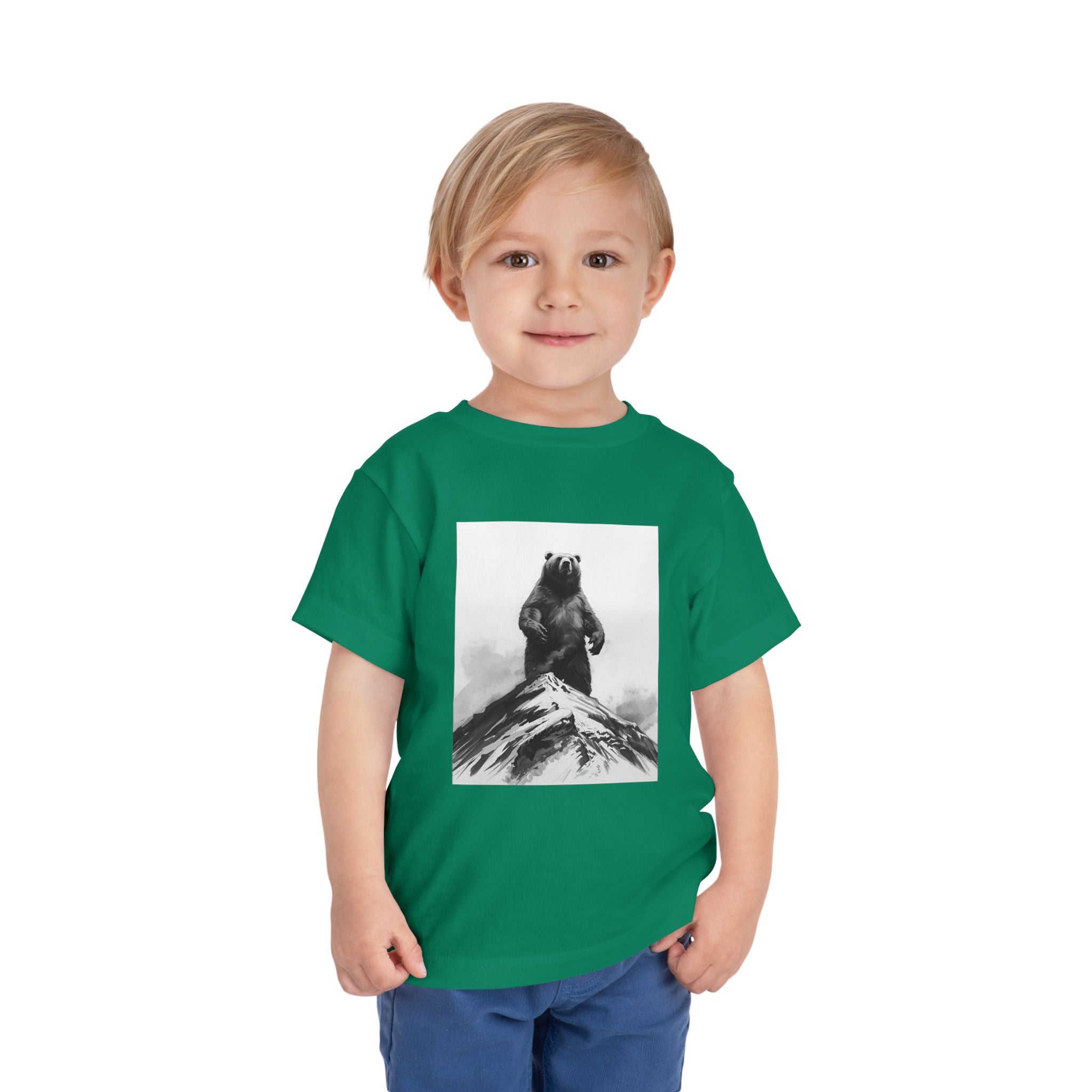 Bear Mountain Snow Toddler Short Sleeve Tee