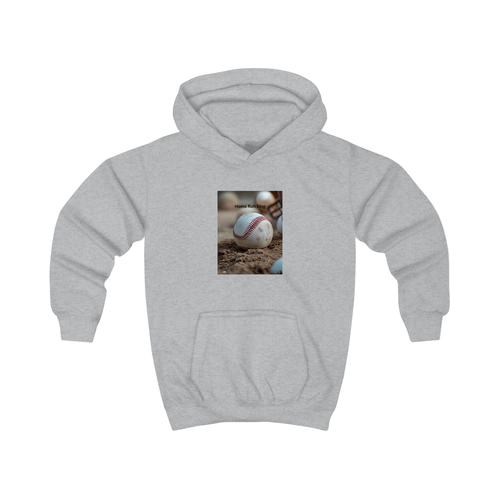 Baseball Kids Hoodie - Perfect for Young Sports Fans, Youth Sweatshirt for Birthdays, Team Spirit, or Everyday Wear