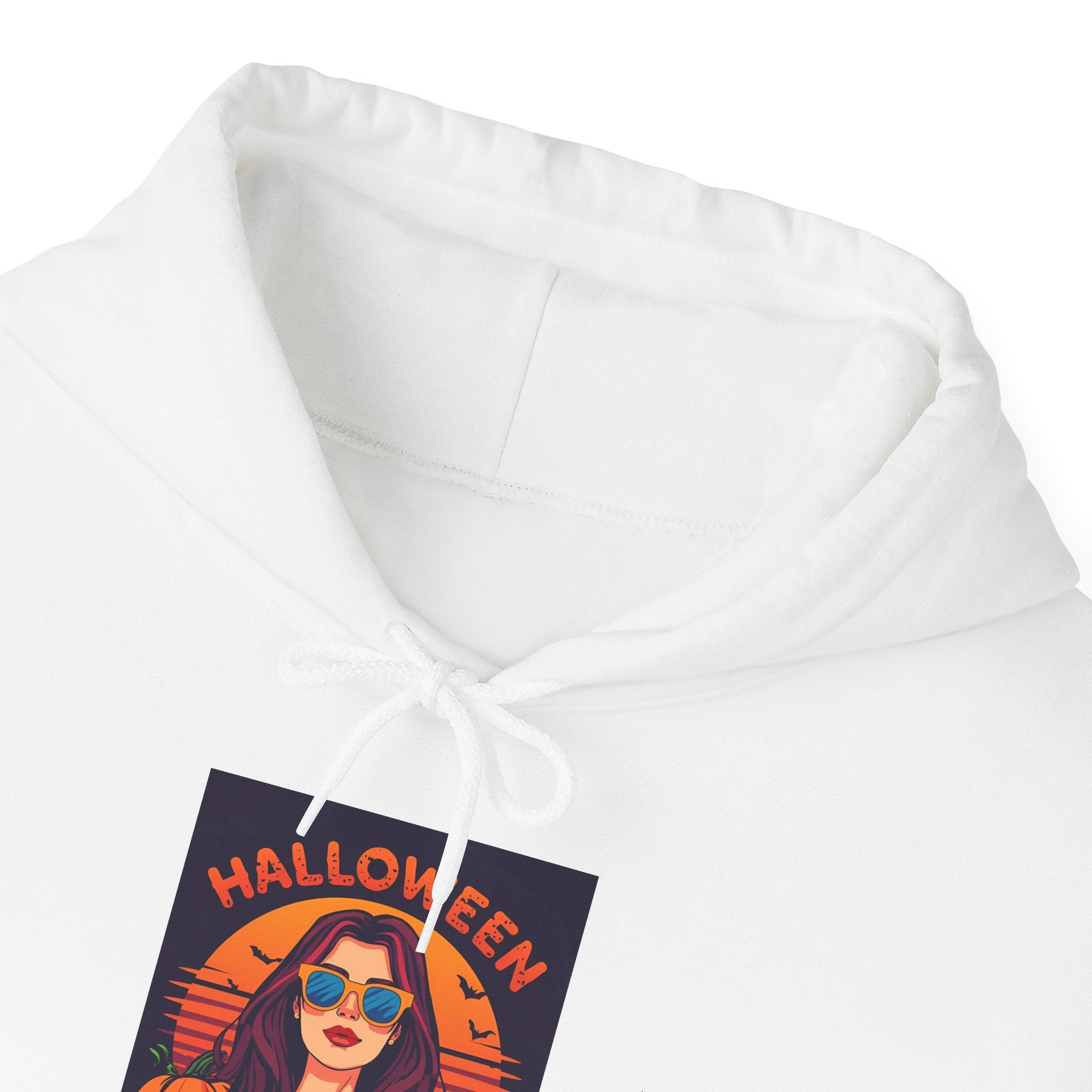 Stylish Halloween Themed Sweatshirt, Cozy Hooded Pullover, Fall Fashion, Spooky Season Apparel, Unisex Hoodie for Halloween