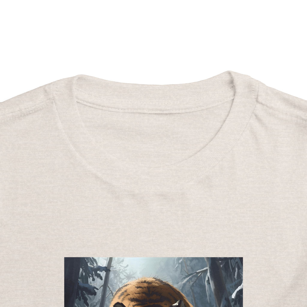 Tiger Roar Snow Toddler Short Sleeve Tee