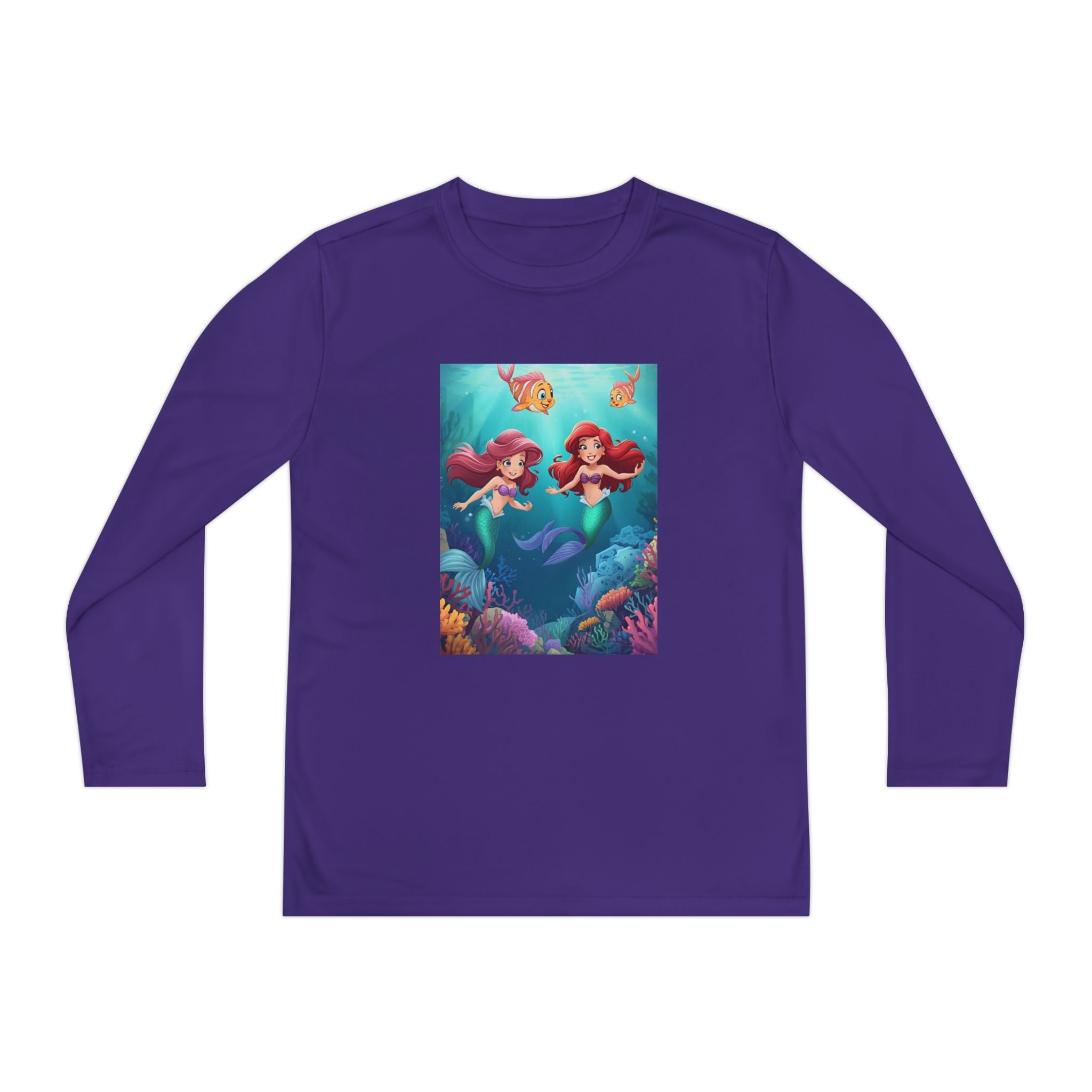 Mermaid Youth Long Sleeve Competitor Tee
