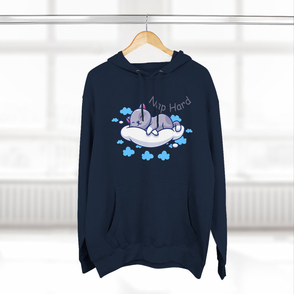 Cozy Cat Nap Hoodie - Perfect for Pet Lovers, Chill Days, Cozy Nights, Birthday Gift, Cat Pajama