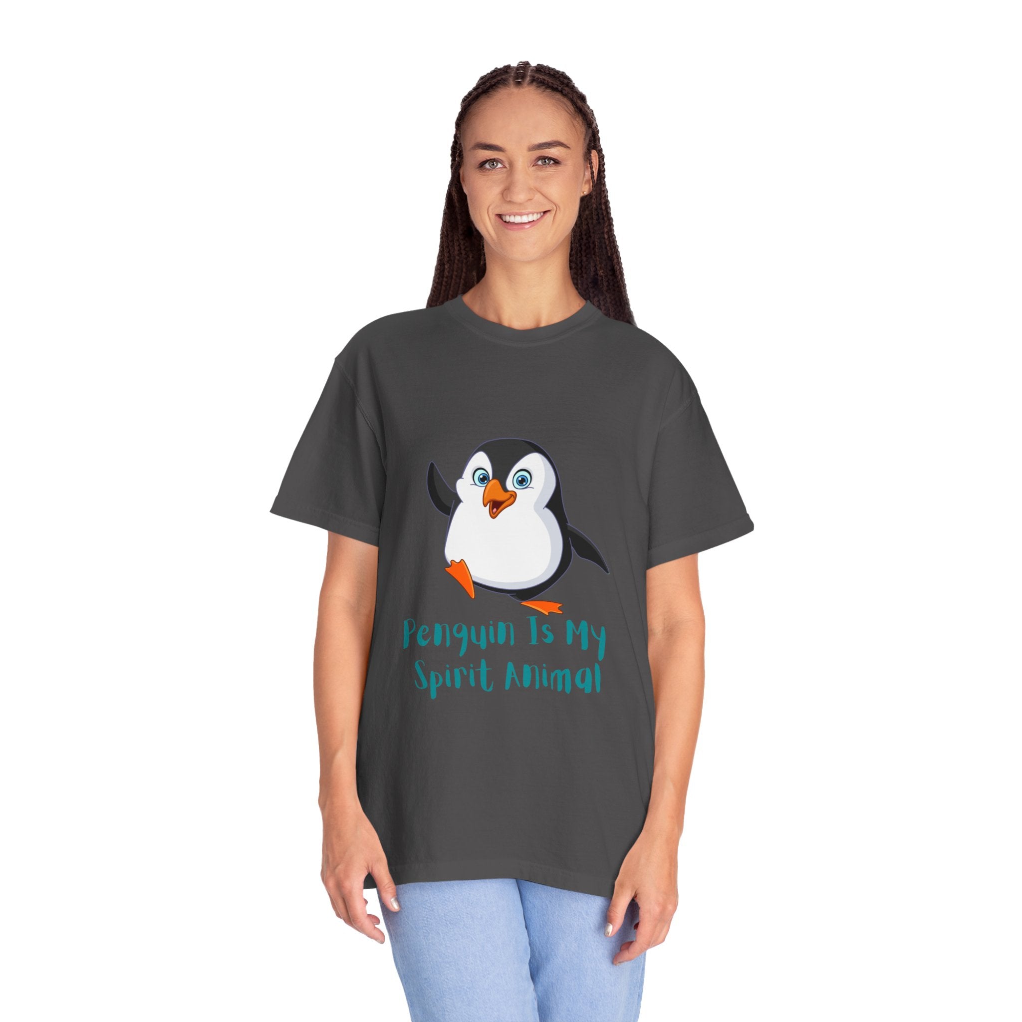 Penguin Spirit Animal T-Shirt - Fun Graphic Tee, Animal Lover Gift, Casual Wear, Unisex Fashion, Cute Birthday Top