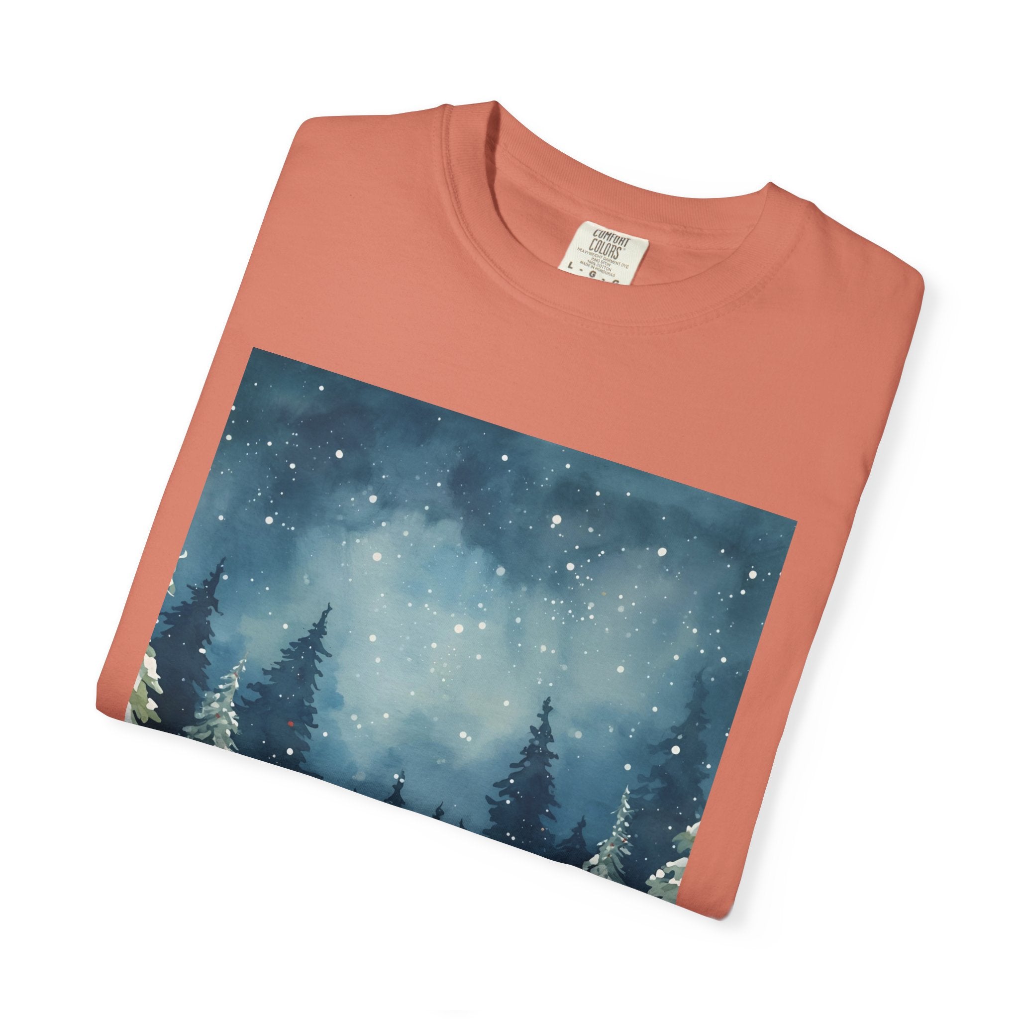 Winter Wonderland T-Shirt, Holiday Gift, Unisex Tee, Cozy Winter Apparel, Snowy Scene Shirt, Christmas Fashion