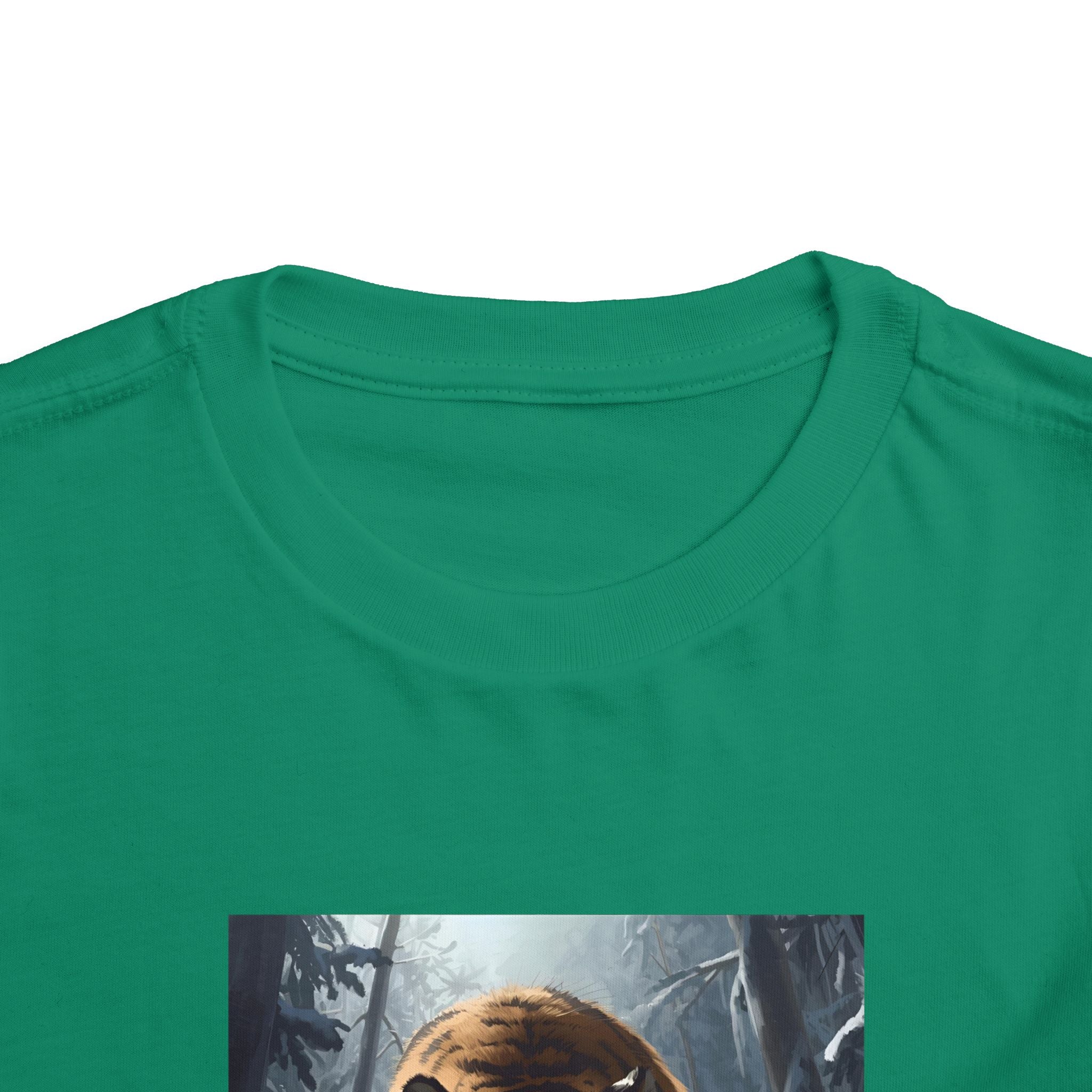 Tiger Roar Snow Toddler Short Sleeve Tee