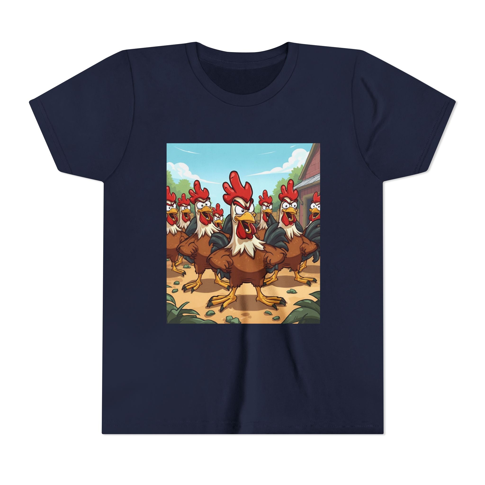 Chicken Funny Youth Short Sleeve Tee