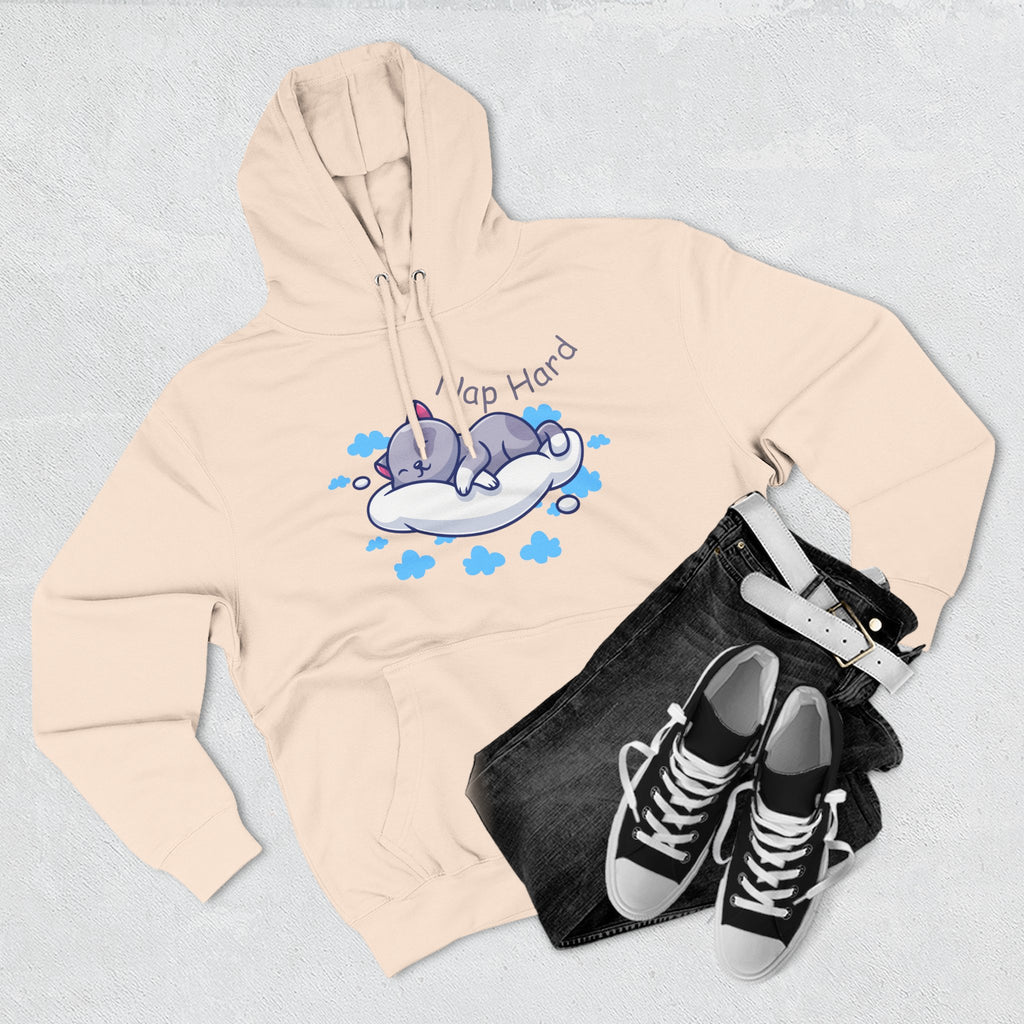 Cozy Cat Nap Hoodie - Perfect for Pet Lovers, Chill Days, Cozy Nights, Birthday Gift, Cat Pajama