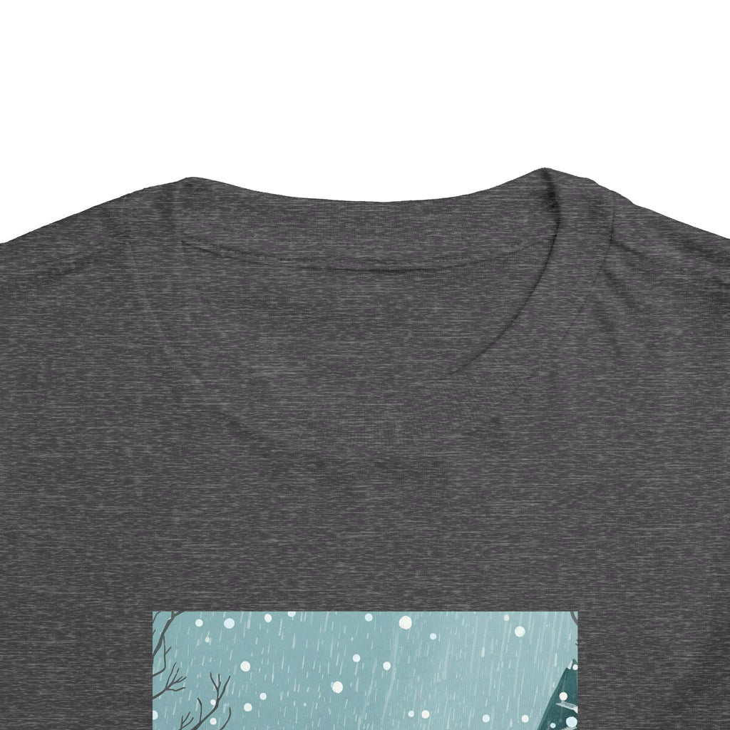 Festive Christmas Snowman Toddler Short Sleeve Tee