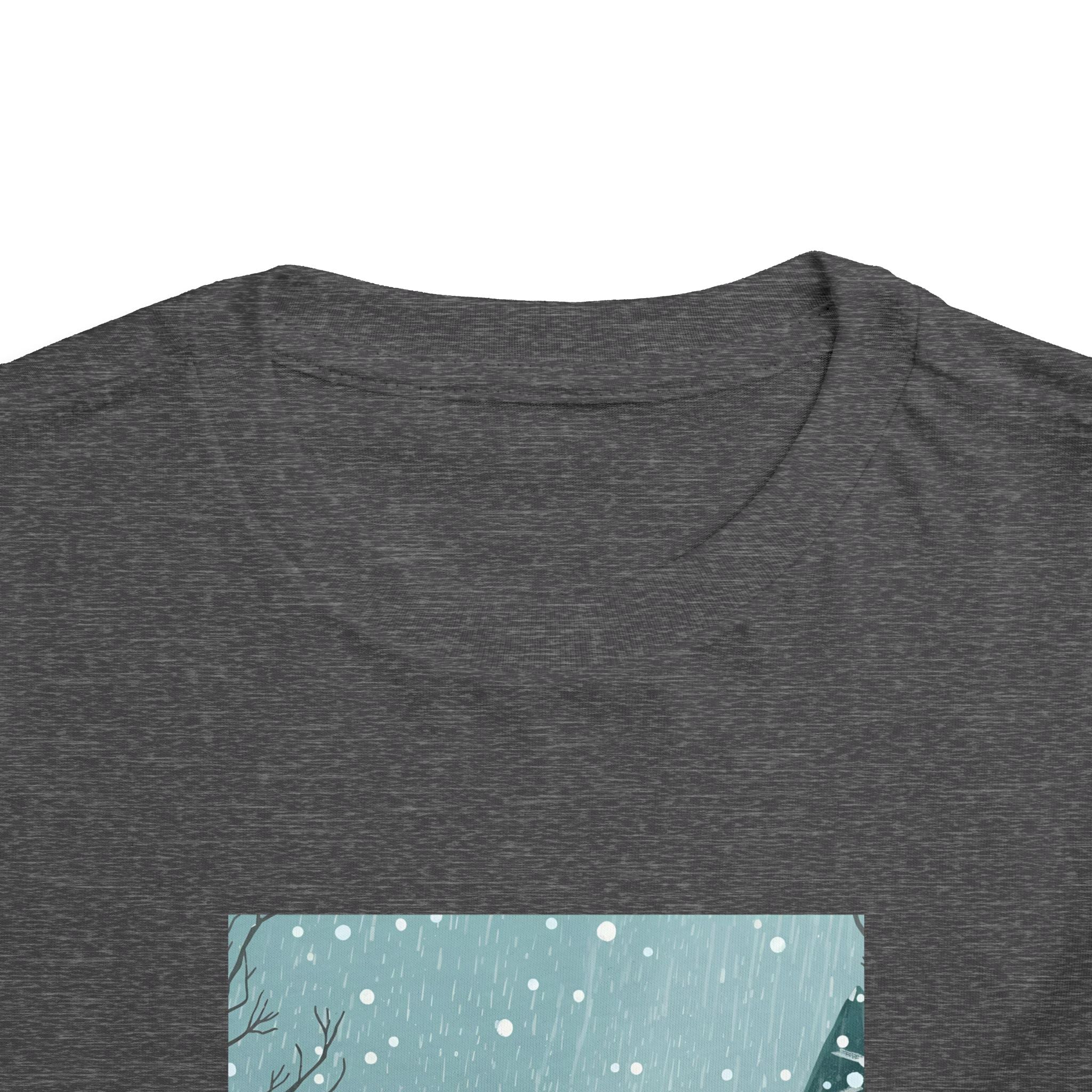 Festive Christmas Snowman Toddler Short Sleeve Tee