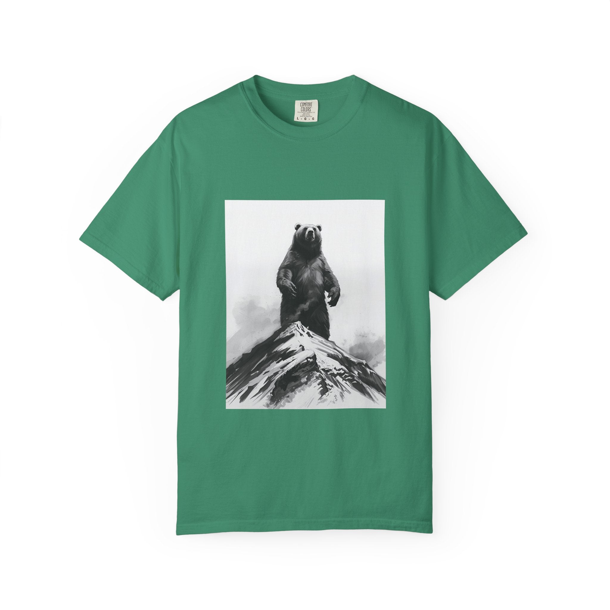 Bear Mountain Snow Unisex Garment-Dyed T-shirt
