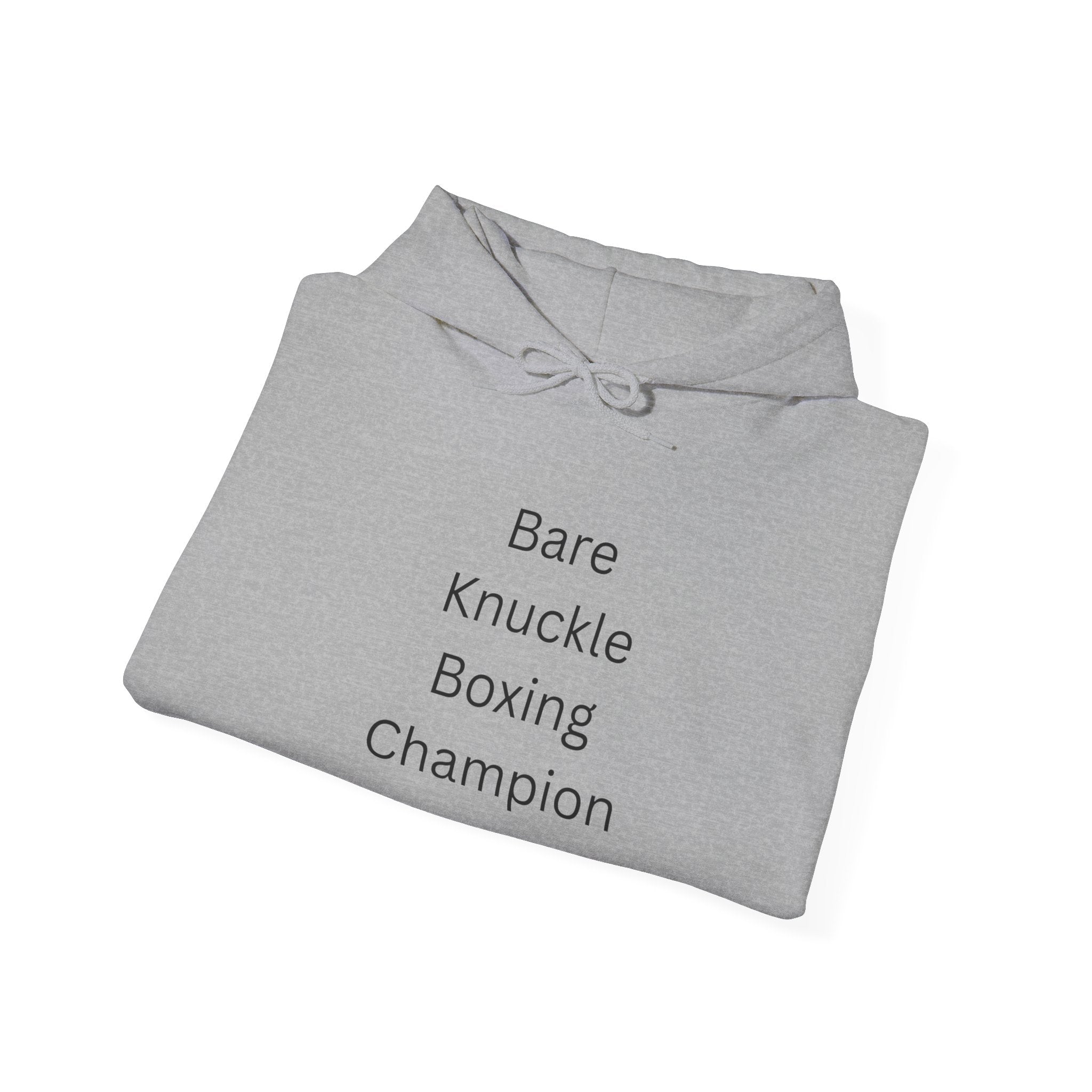 Bare Knuckle Boxing Champion Hoodie | Unisex Sweatshirt, Gift for Boxers, Fitness Apparel, Sportswear, Boxing Champion Merchandise