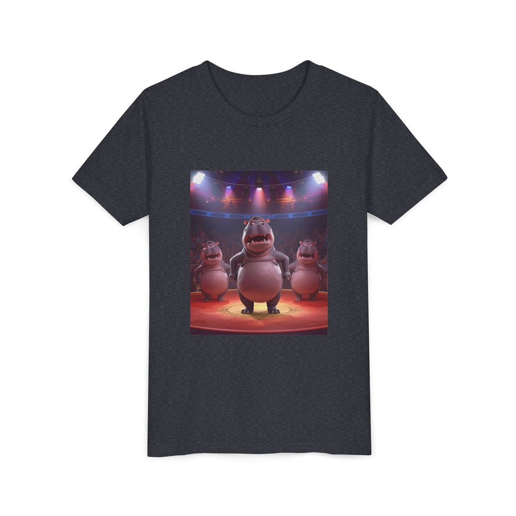 Hippo Funny Youth Short Sleeve Tee