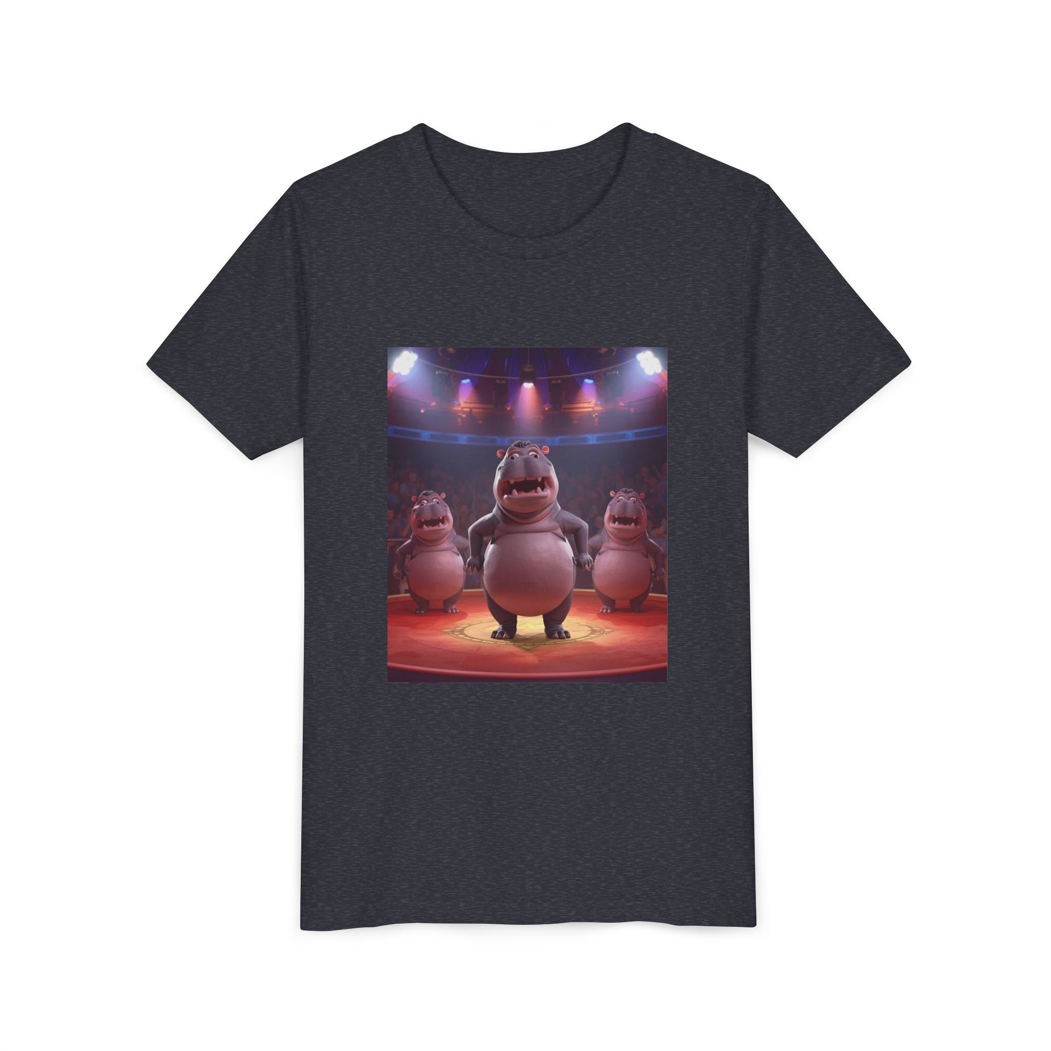 Hippo Funny Youth Short Sleeve Tee
