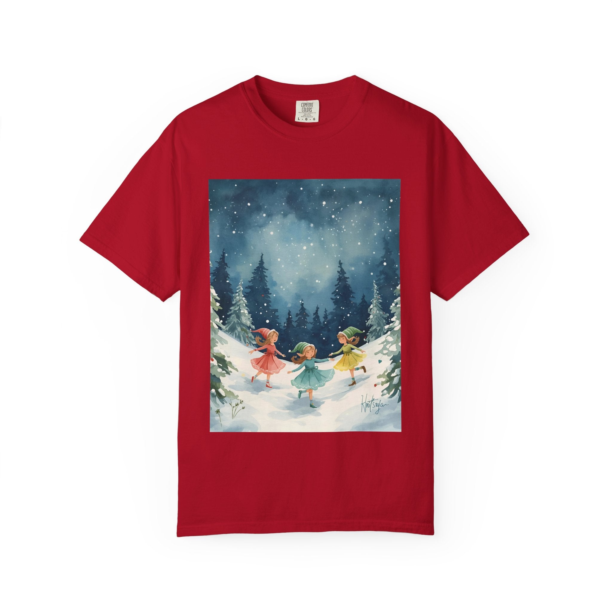Winter Wonderland T-Shirt, Holiday Gift, Unisex Tee, Cozy Winter Apparel, Snowy Scene Shirt, Christmas Fashion