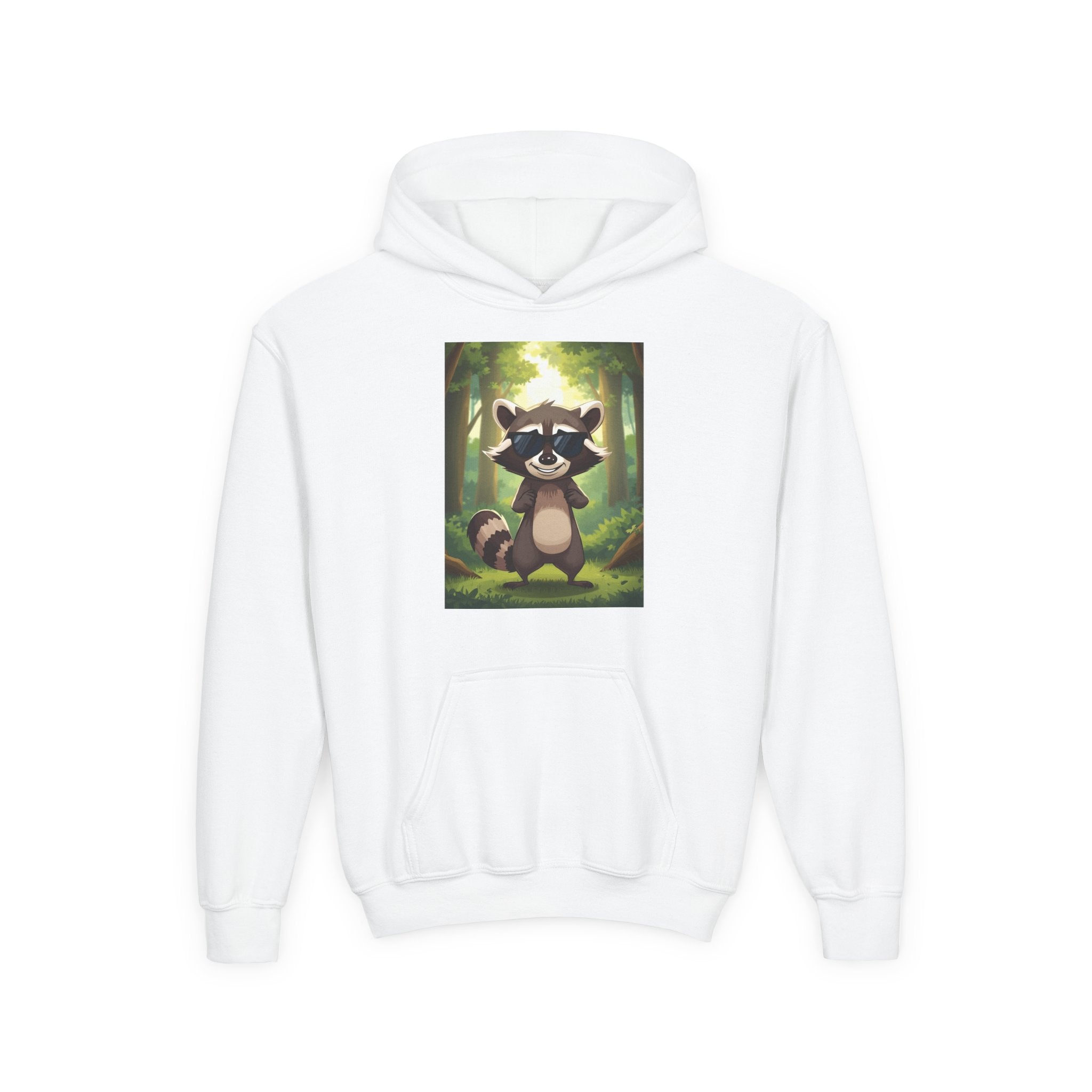 Raccoon Youth Heavy Blend Hooded Sweatshirt