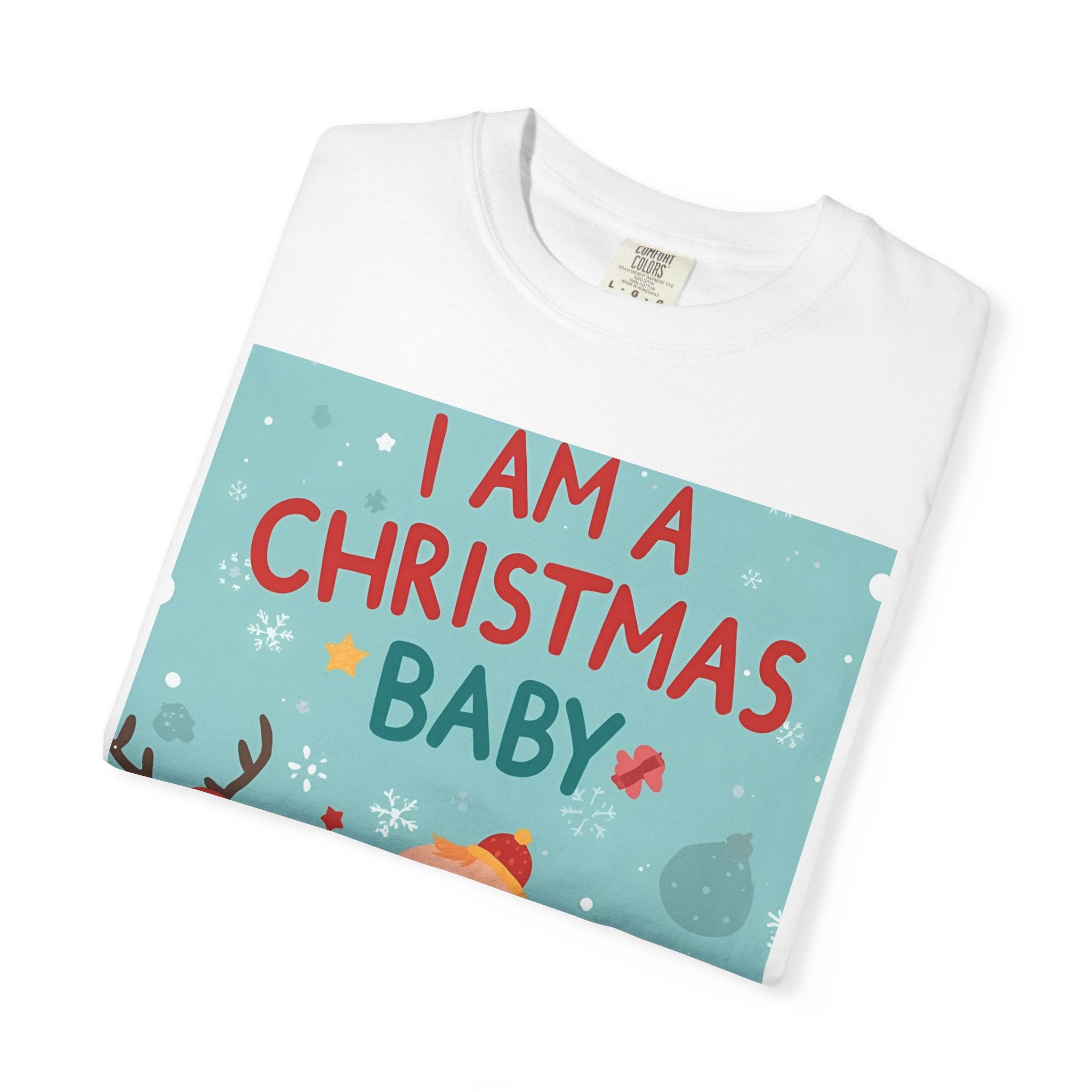 Christmas Baby T-shirt, Cute Christmas Shirt, Holiday Gift, Family Matching Tee, Unisex Kids Christmas Apparel, Baby's First Christmas