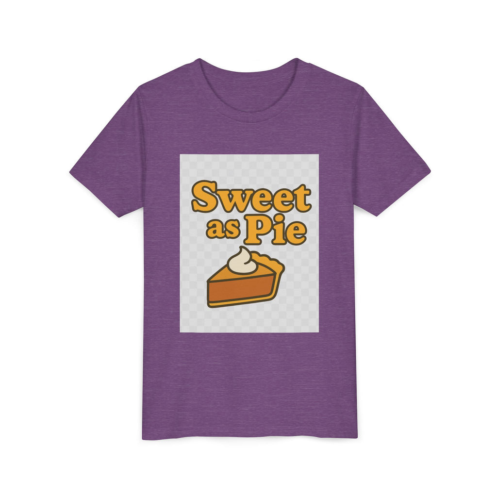 Sweet as Pie Youth Tee - Cute Dessert Graphic T-Shirt for Kids