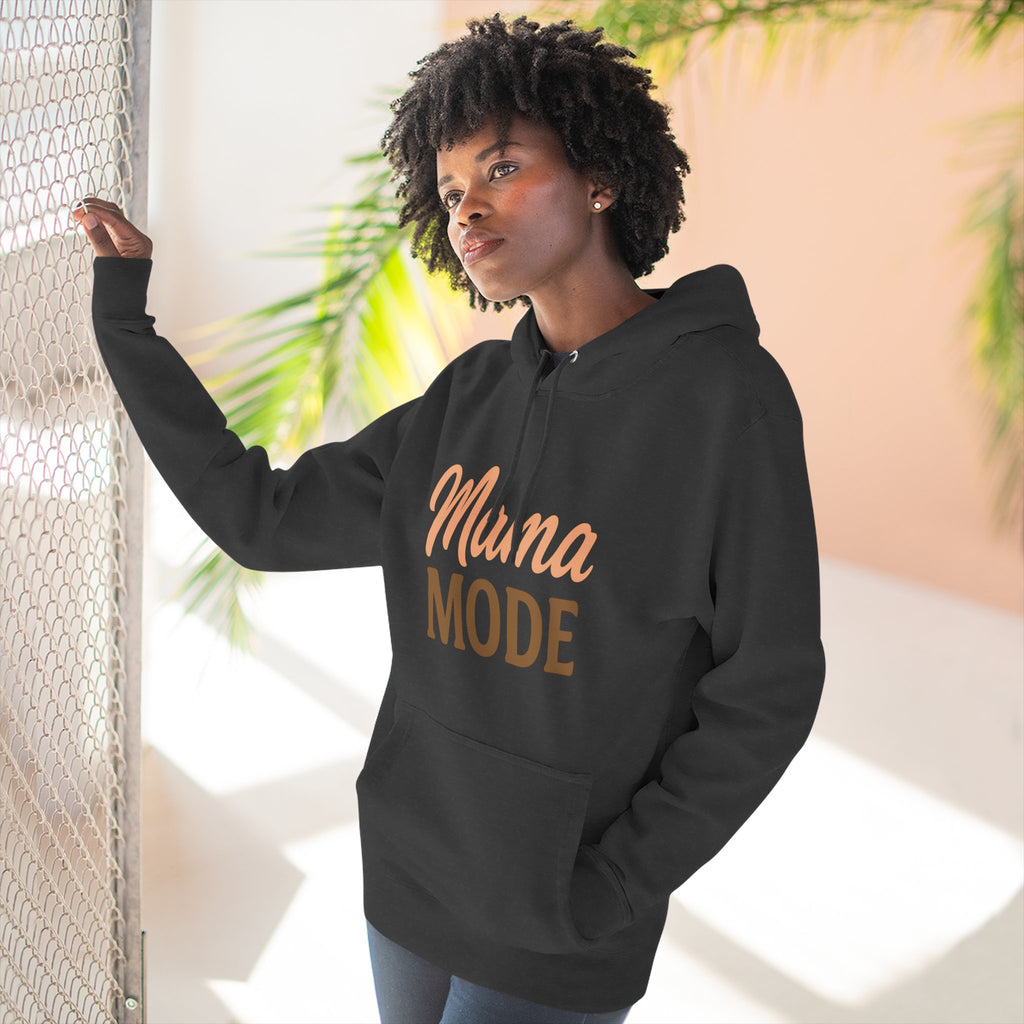 Mama Mode Hoodie — Cozy Casual Fleece Sweatshirt for Moms