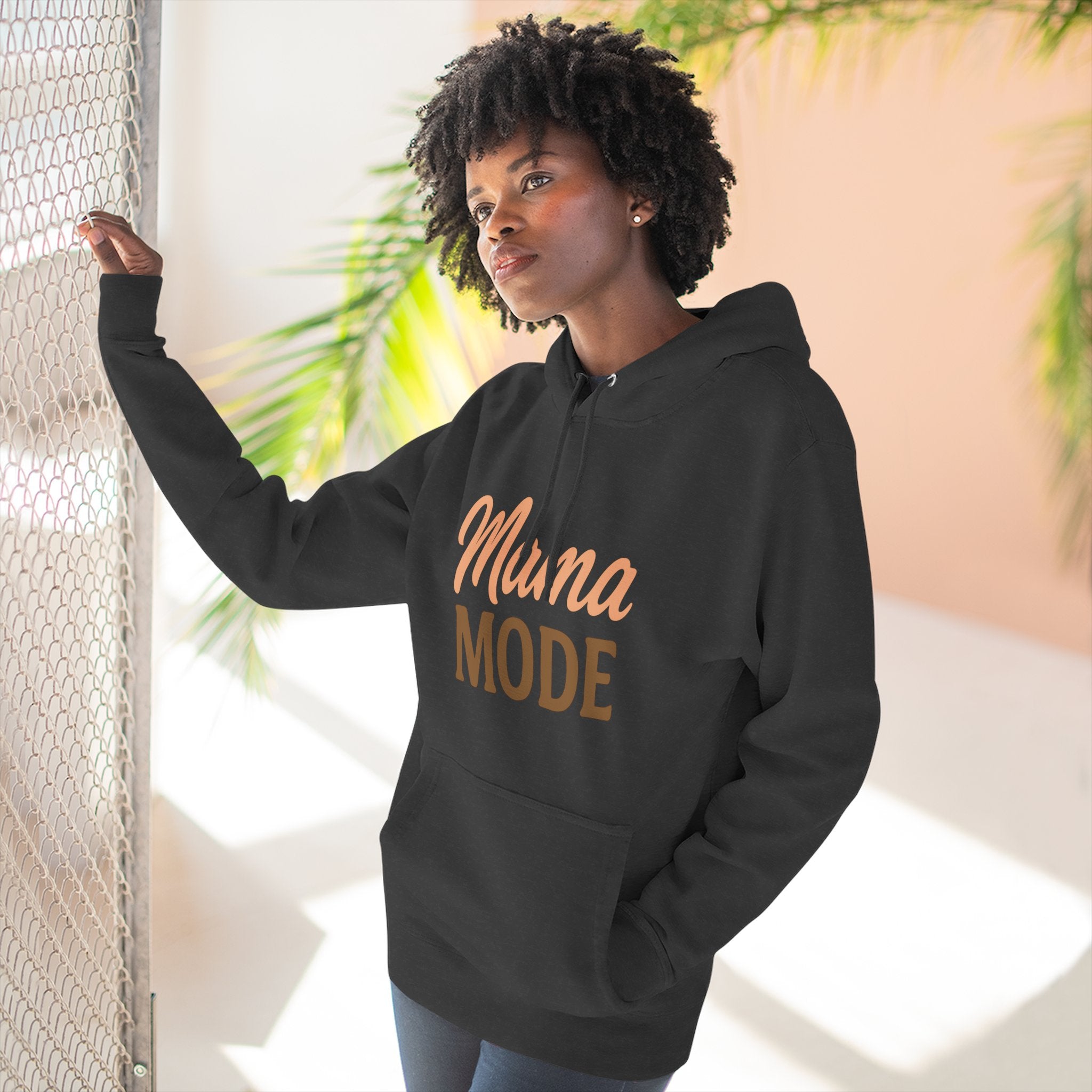 Mama Mode Hoodie — Cozy Casual Fleece Sweatshirt for Moms