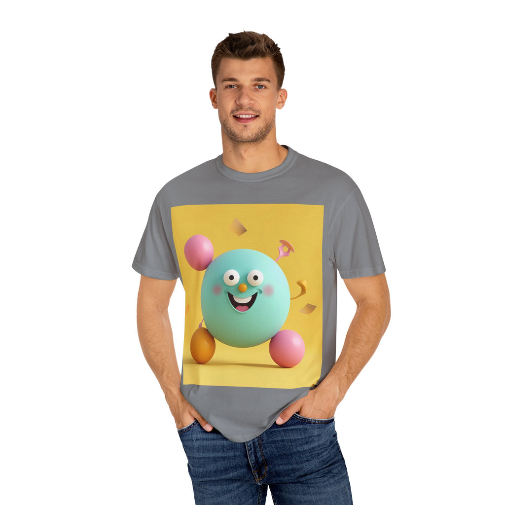 Playful Colorful Cartoon T-Shirt for Fun-Loving Souls, Graphic Tee, Gift for Kids & Adults, Birthday Party Outfit, Casual Wear, Housewarming Gift